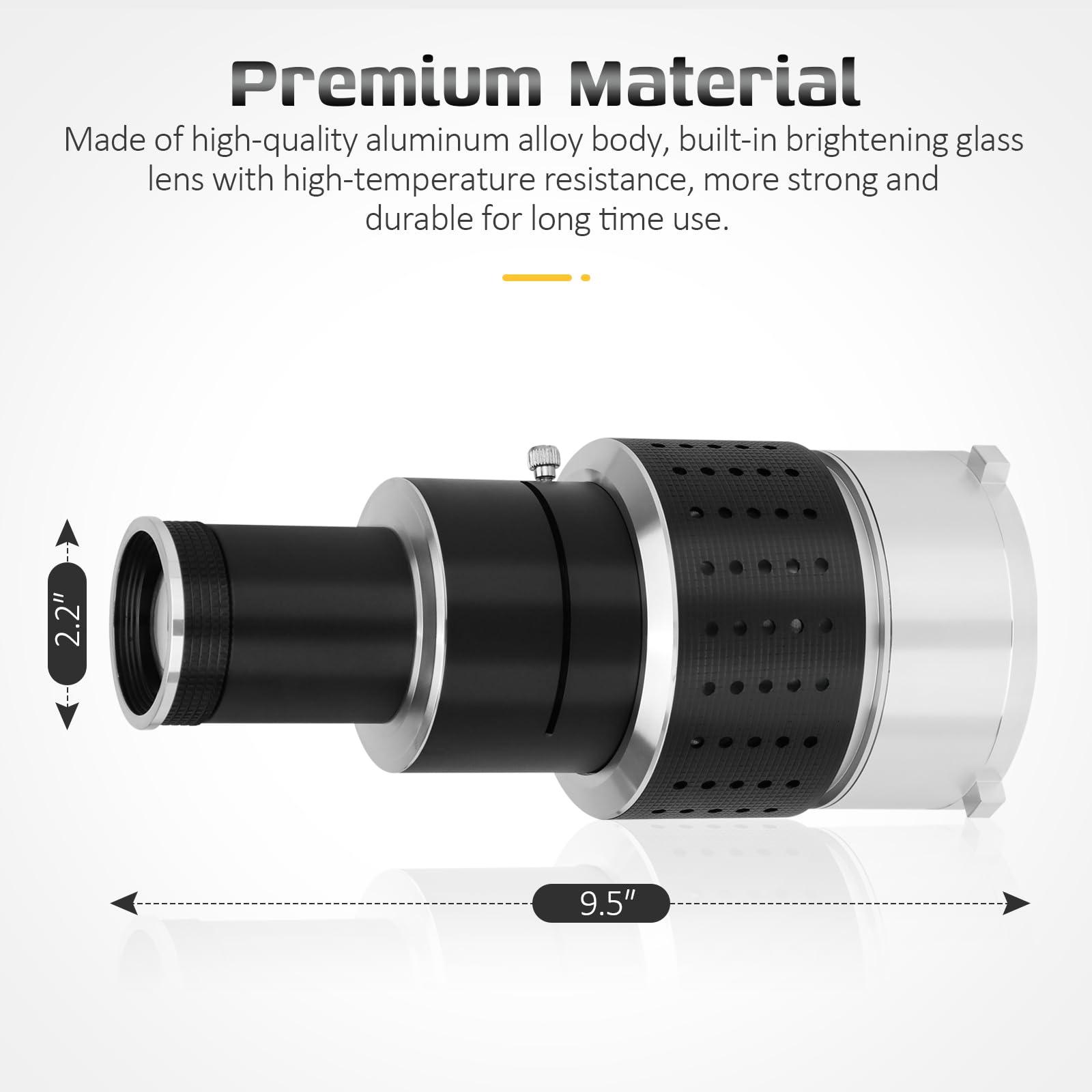 Bowens Mount Spotlight Conical Optical Snoot kit, Photography Studio Lighting Accessory with 34 Gobos & 5 Color Filters Compatible for Aputure Amaran Godox Neewer LED Video Speedlite Light - Image 2
