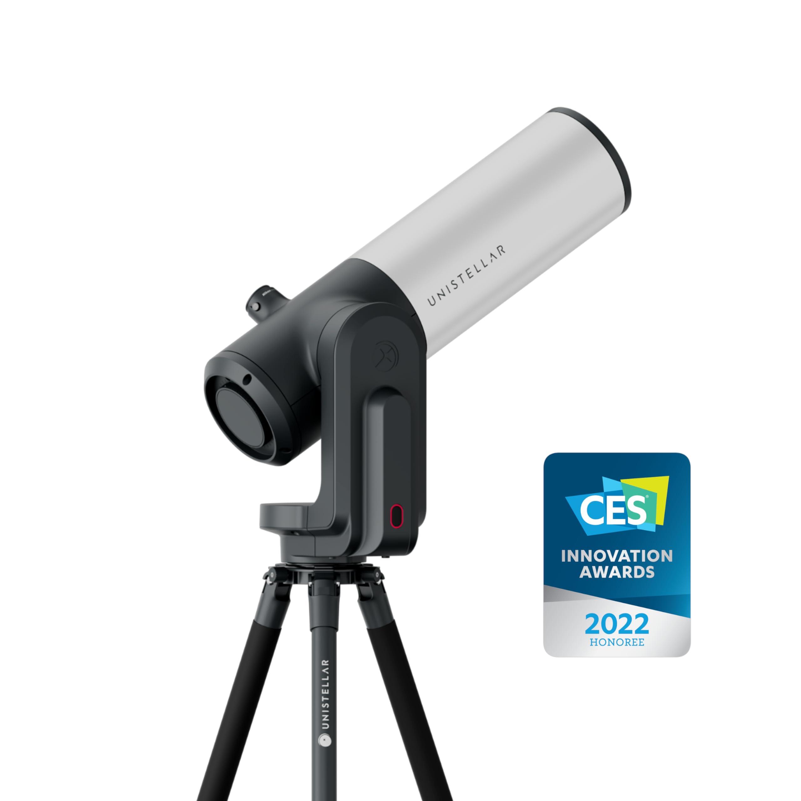 Unistellar - EVSCOPE 2 - Smart Digital Telescope - Ideal for All Users - iPhone and Android Compatible - 114mm Aperture - Nikon Eyepiece Technology