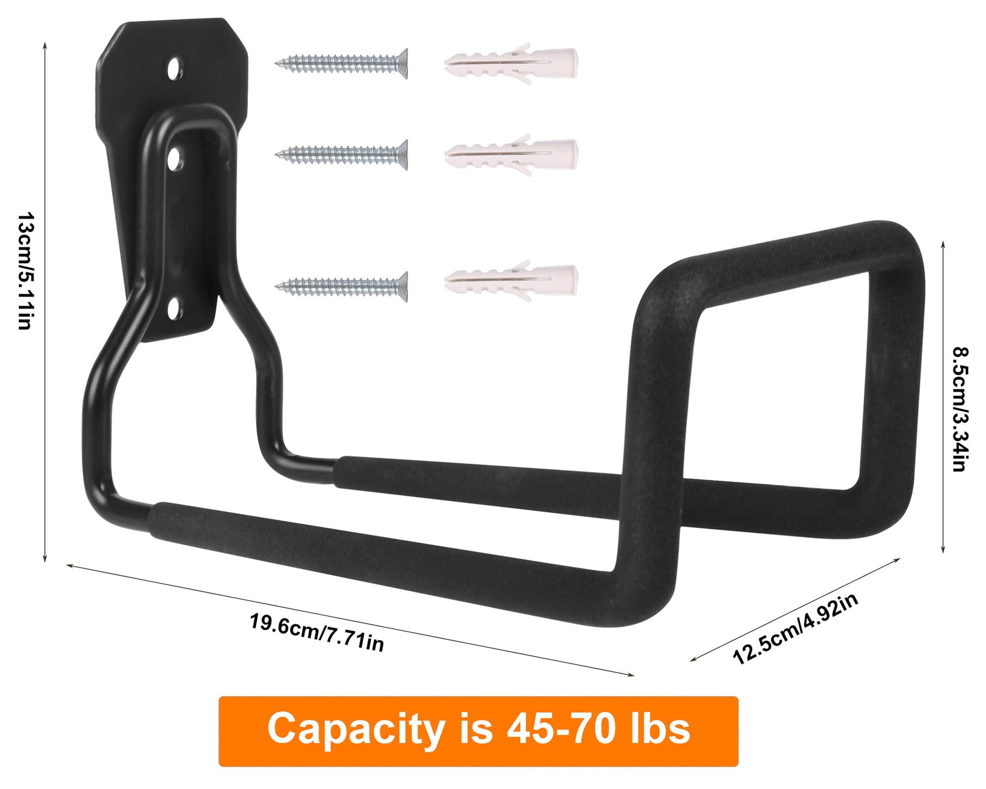 PeoMev Metal Garden Hose Holder - Heavy Duty Hose Hanger Wall Mounted Water Hose Holder for Outside Yard, Sturdy Hose Reel Hose Hooks for Water Hose - Image 3