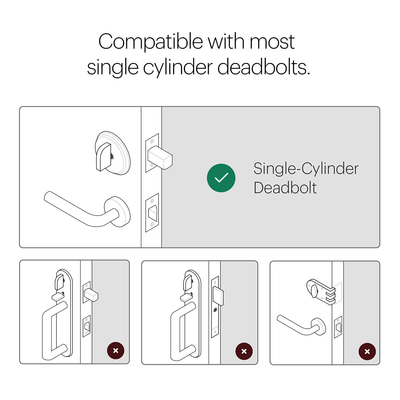 August Home, Silver Wi-Fi Connected Smart Keyless Entry Door Lock, Electronic Door Lock Fits Your Existing Deadbolt in Minutes, ‎ ‎AUG-SL05-M01-S01 - Image 11
