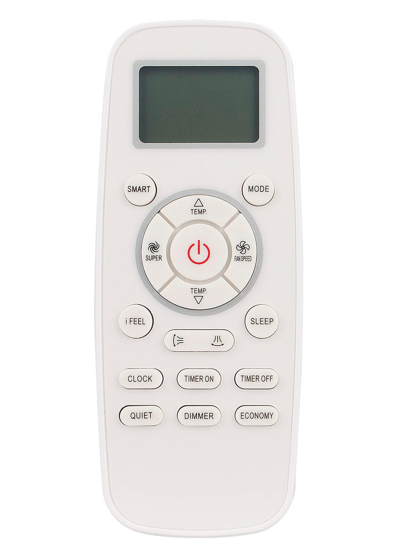 AULCMEET DG11L1-03 Replace Remote Control Compatible with Hisense Air Condtioner Remote DG11L1-01 DG11L1-04 L1-04 DG11L1-12 DG11LI-03 1810196