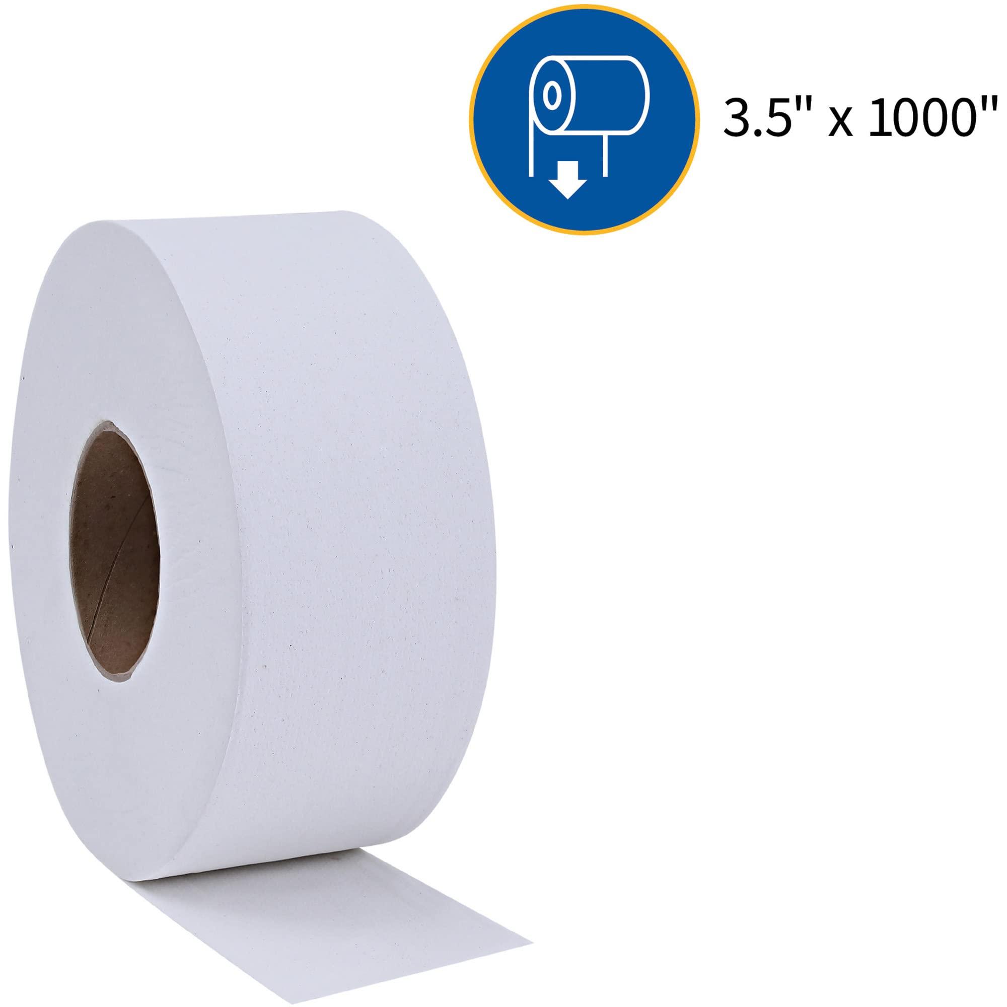 Genuine Joe - GJO2506008 Jumbo Dispenser Roll Bath Tissue (Pack of 8) - Image 7