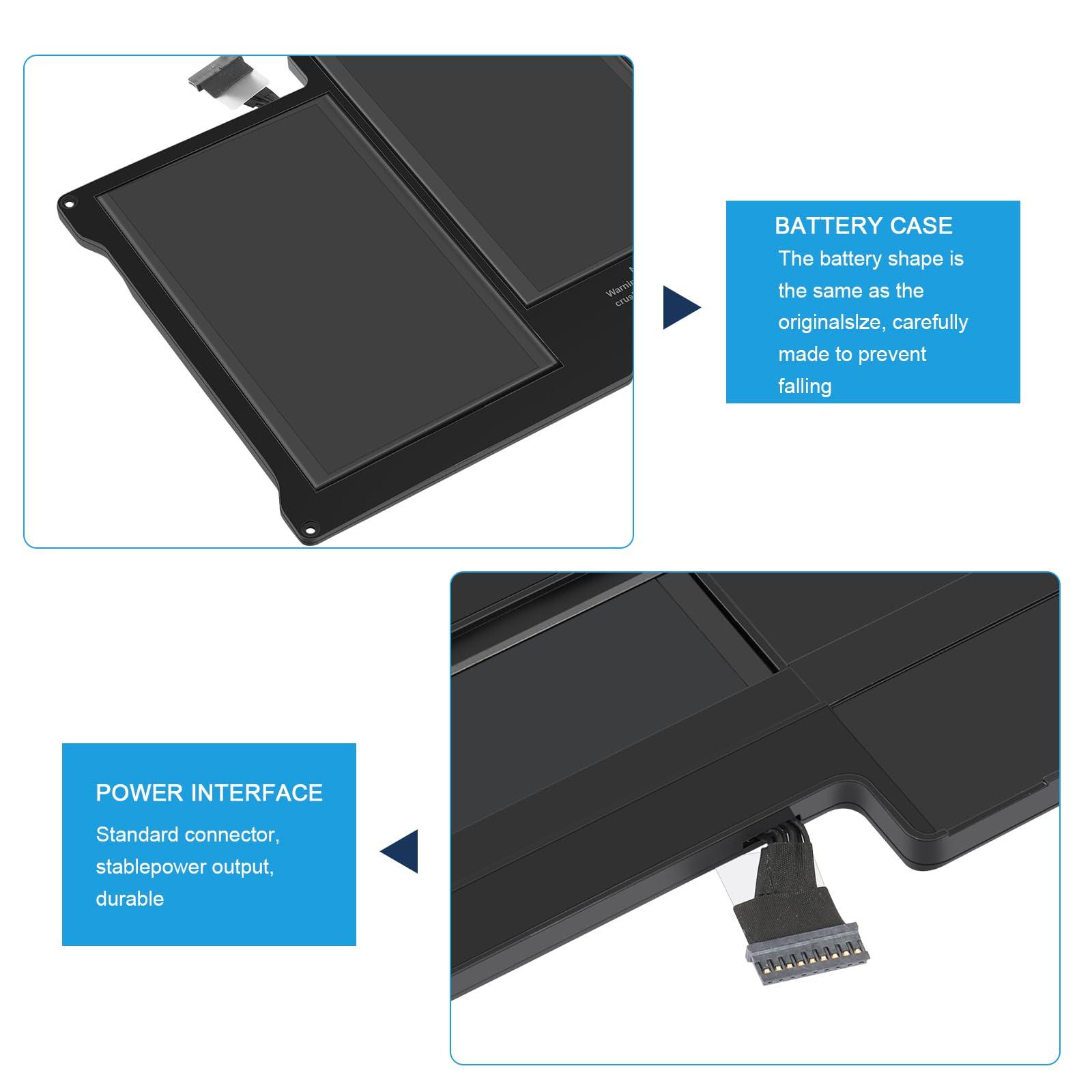 A1466 A1405 battery replacement for MacBook Air 13 inch A1466 (Mid 2012,Mid 2013,Early 2014, Early 2015,2017) A1369(Late 2010, Mid 2011 Version) 7200mAh,fits A1496 A1405 A1377 [Upgraded 3.0] - Image 3