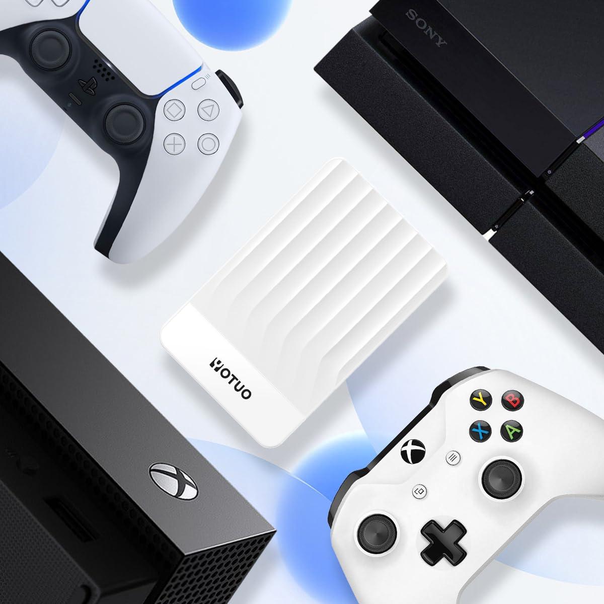 YOTUO Portable External Hard Drive Storage Expansion Mobile HDD USB 3.0 for PC, Mac, Desktop, Laptop, PS4, PS5, Xbox One X/S, Xbox 360, Xbox Series X/S, Office & Game (White, 320GB) - Image 2