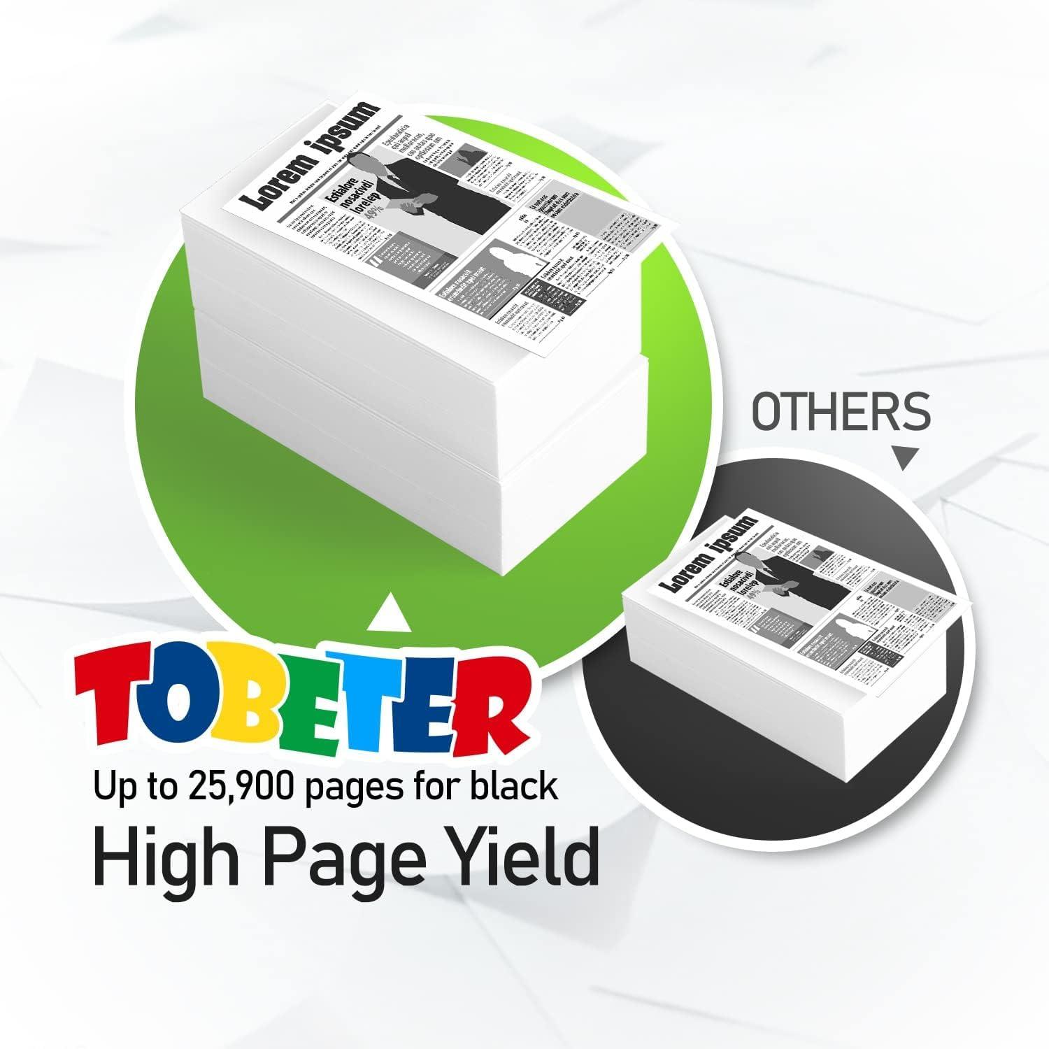 ToBeter Remanufactured 106R03942 Toner Replacement for Xerox 106R03942 106R03944 Toner Cartridge for Versalink B600 B605 B610 B615 Printers (25,900 Pages, High Yield, 1 Black) - Image 2