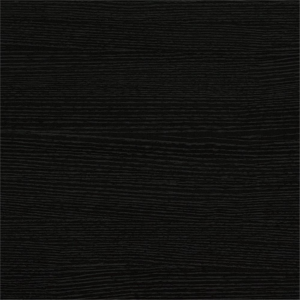 Bush Furniture Woodland 24W Hall Tree and Small Shoe Bench with Shelves in Black Suede Oak | Narrow Foyer, Mudroom, Entryway Storage - Image 7