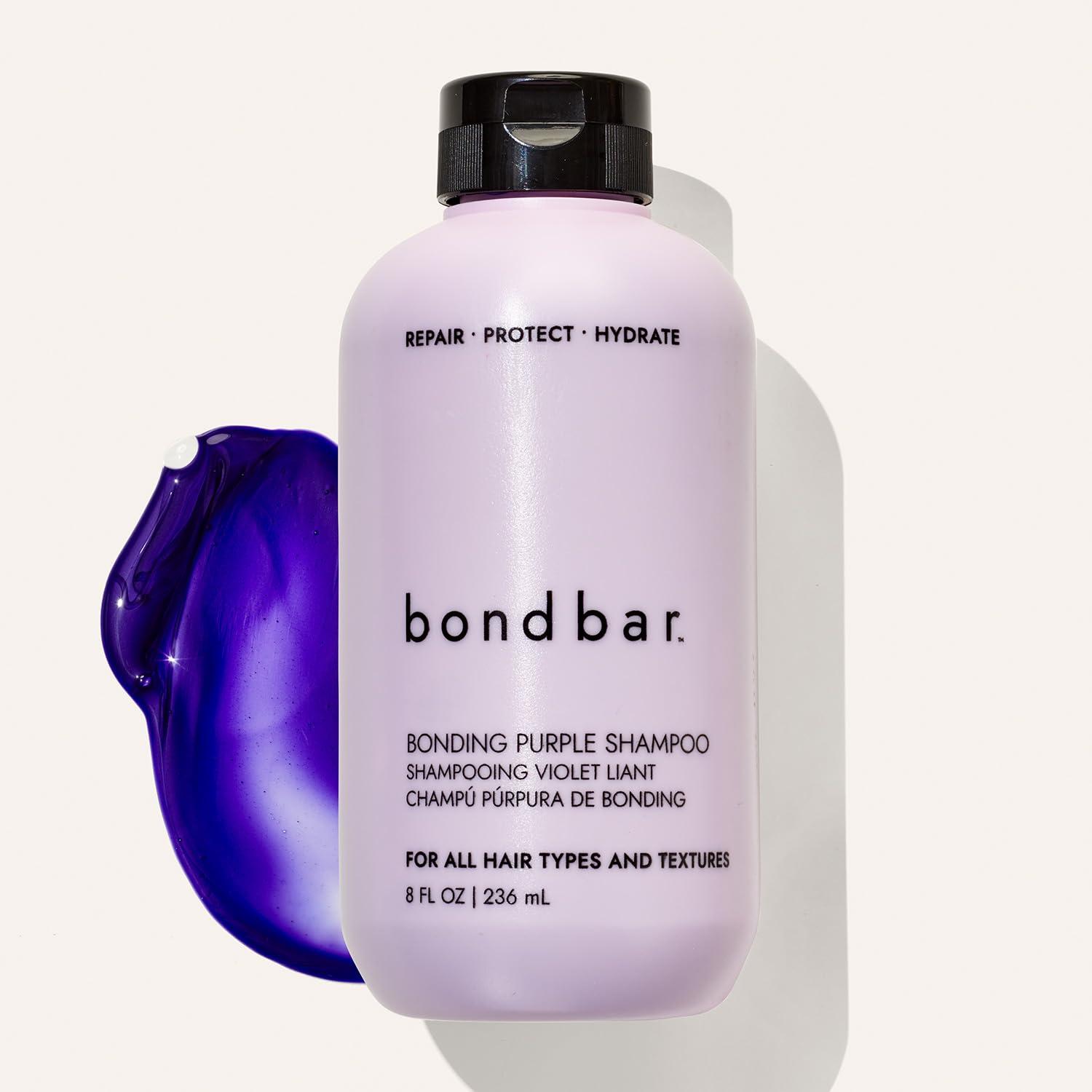 Bondbar Purple Brightening Shampoo for Blonde, Lightened & Gray Hair, Neutralizes Brassiness, Repairs, Protects, Hydrates, Vegan, CrueltyFree, 8 Fl. Oz - Image 4