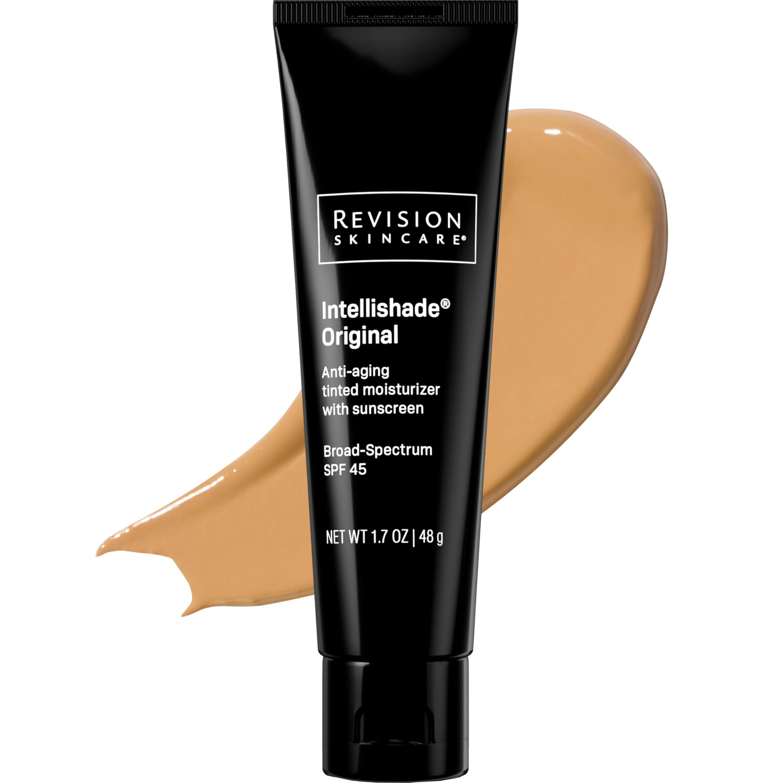 Revision Skincare Intellishade® Original, Anti Aging Tinted Daily Moisturizer with SPF, Anti Wrinkle with Peptides and Vitamin C, 1.7 oz