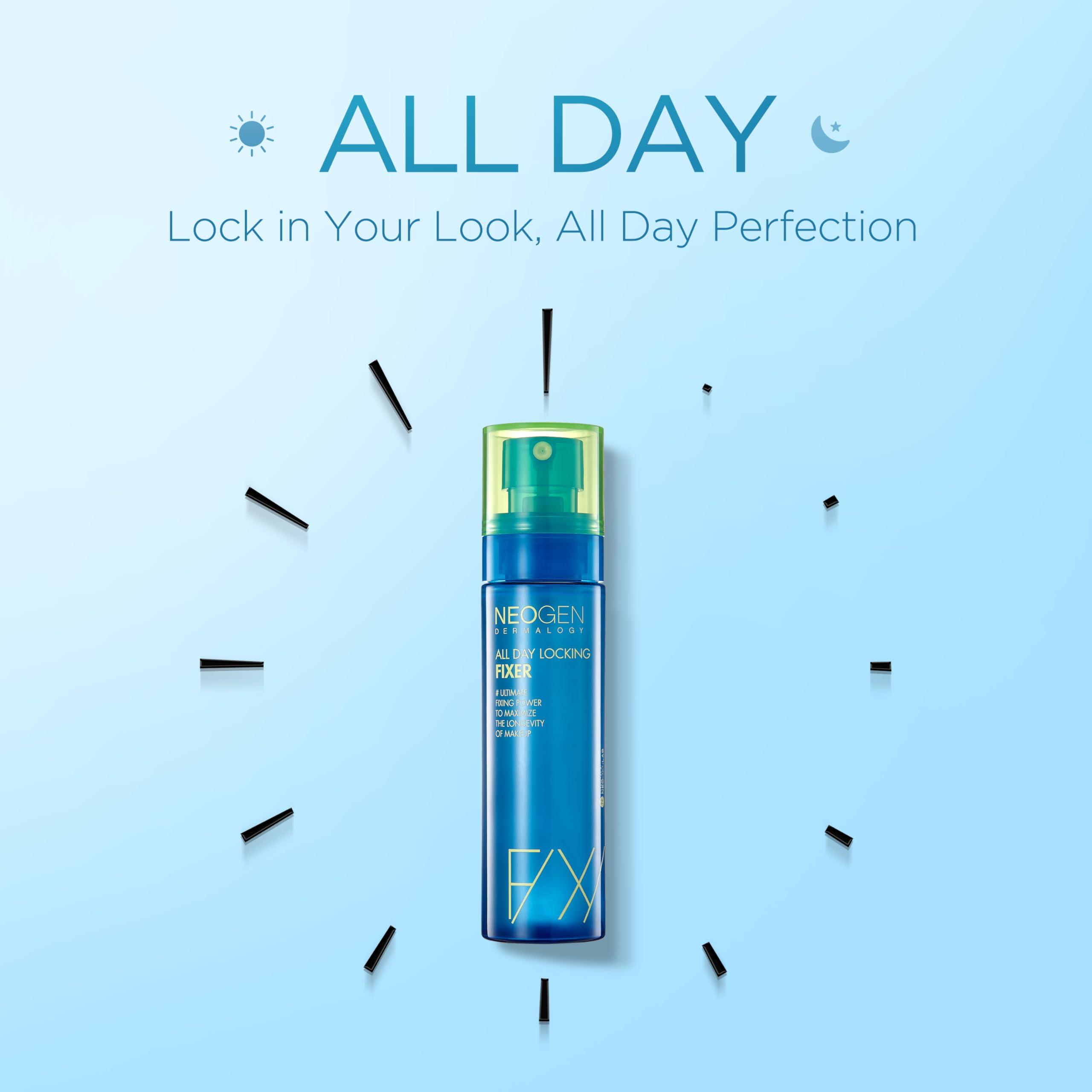 NEOGEN All Day Makeup Setting Spray all nighter - Hydrating Weightless Sebum Control Fixer (All Day Locking Fixer 80ml) / K-beauty/makeup finishing spray long lasting and non-greasy - Image 5