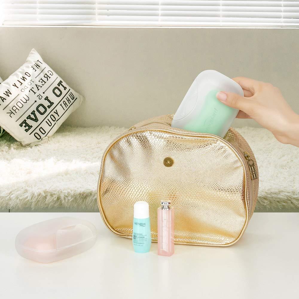 Soap Box Holder, 2-Pack Soap Dish Soap Savers Case Container for Bathroom Camping Gym Vonpri (Clear) - Image 3