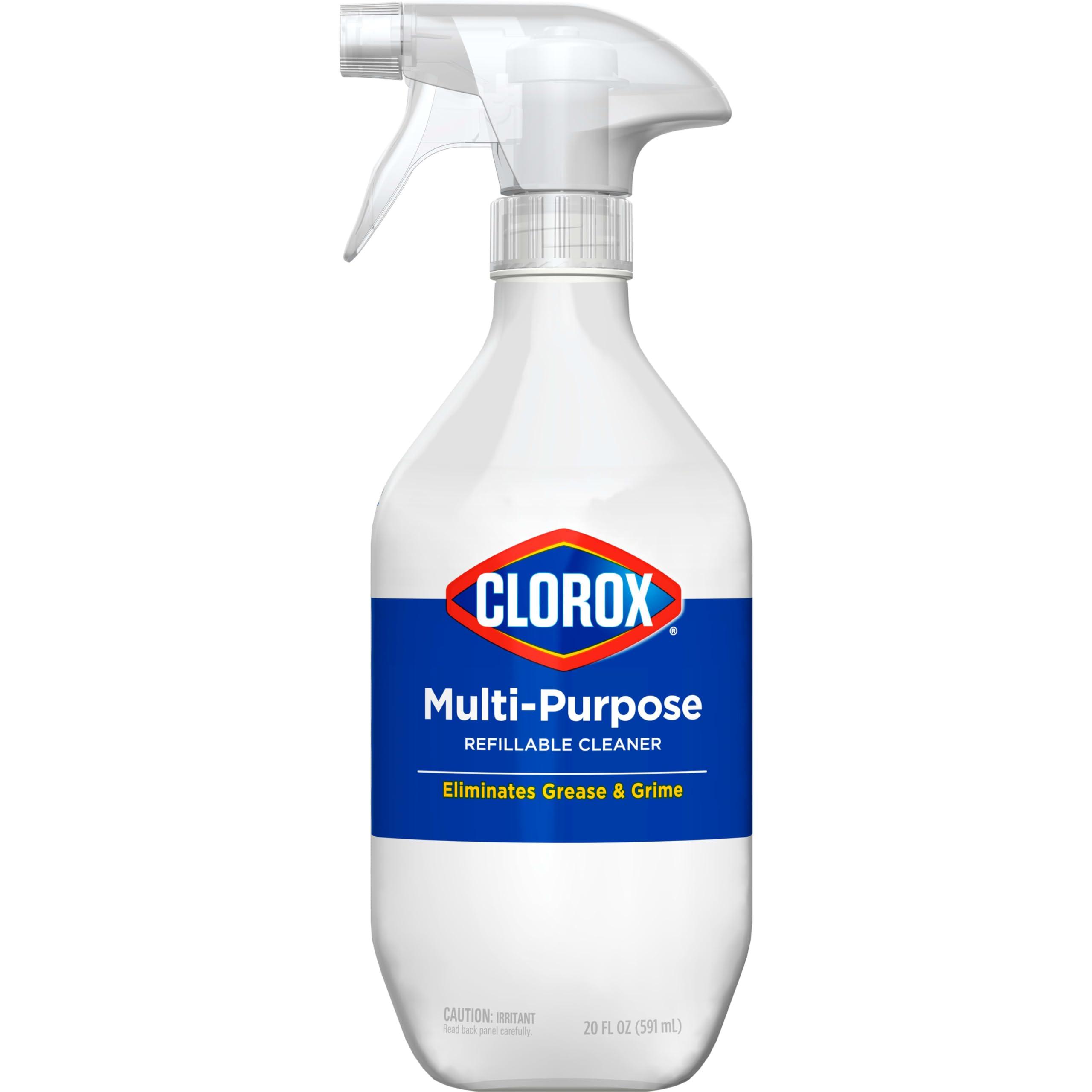 Clorox Multi-Purpose Spray Starter Kit 3x1.125fo, Household Essentials, Concentrated Refill + 20fo Spray Bottle - Image 13