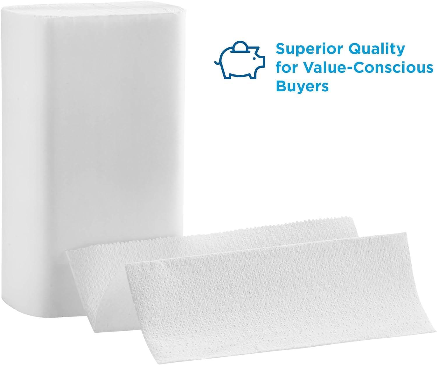 Pacific Blue Select Multifold Premium 2-Ply Paper Towels (Previously Signature) by GP PRO, White, 21000, 125 Per Pack, 16 Packs Per Case - Image 3