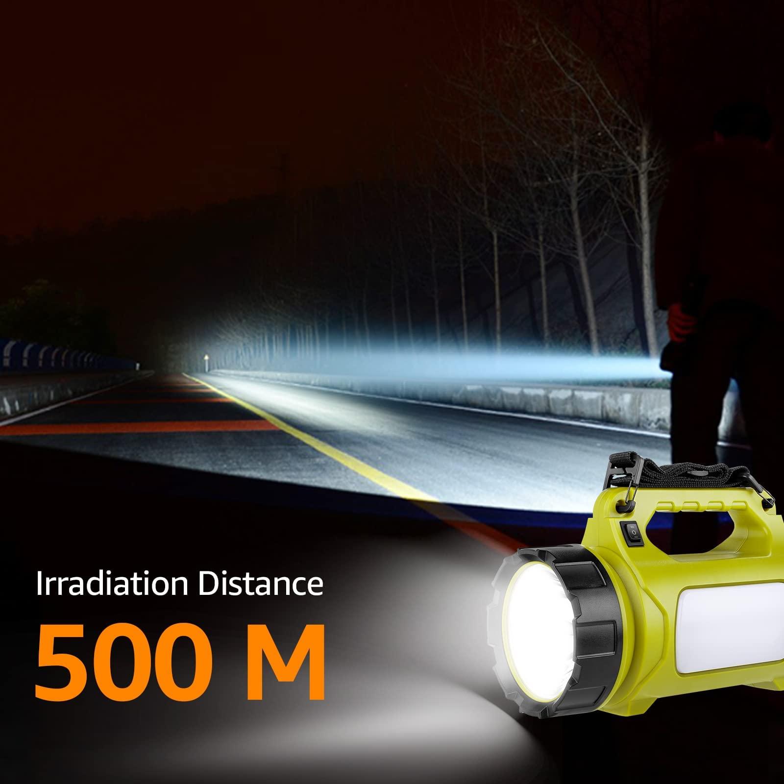 LE Rechargeable LED Lantern, Camping Essentials, 1000LM, 5 Light Modes, Power Bank, IPX4 Waterproof, Lantern Flashlight for Hurricane Emergency, Hiking, Home and More, USB Cable Included - Image 2