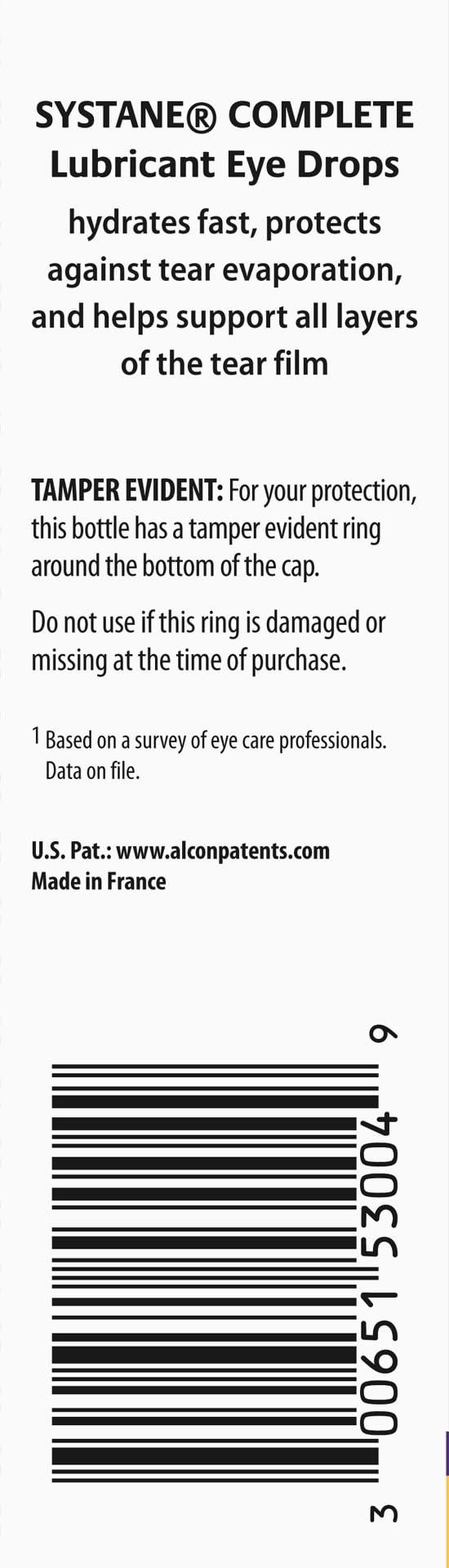 Systane Complete Unit-Dose Preservative-Free Eye Drops 30ct Single-use vials for Dry Eye Relief - Image 4