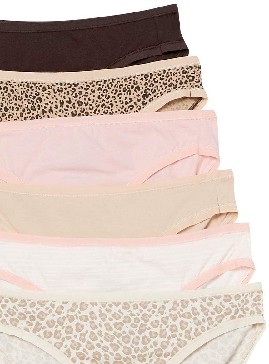 Amazon Essentials Women's Cotton Bikini Brief Underwear (Available in Plus Size), Multipacks - Image 7
