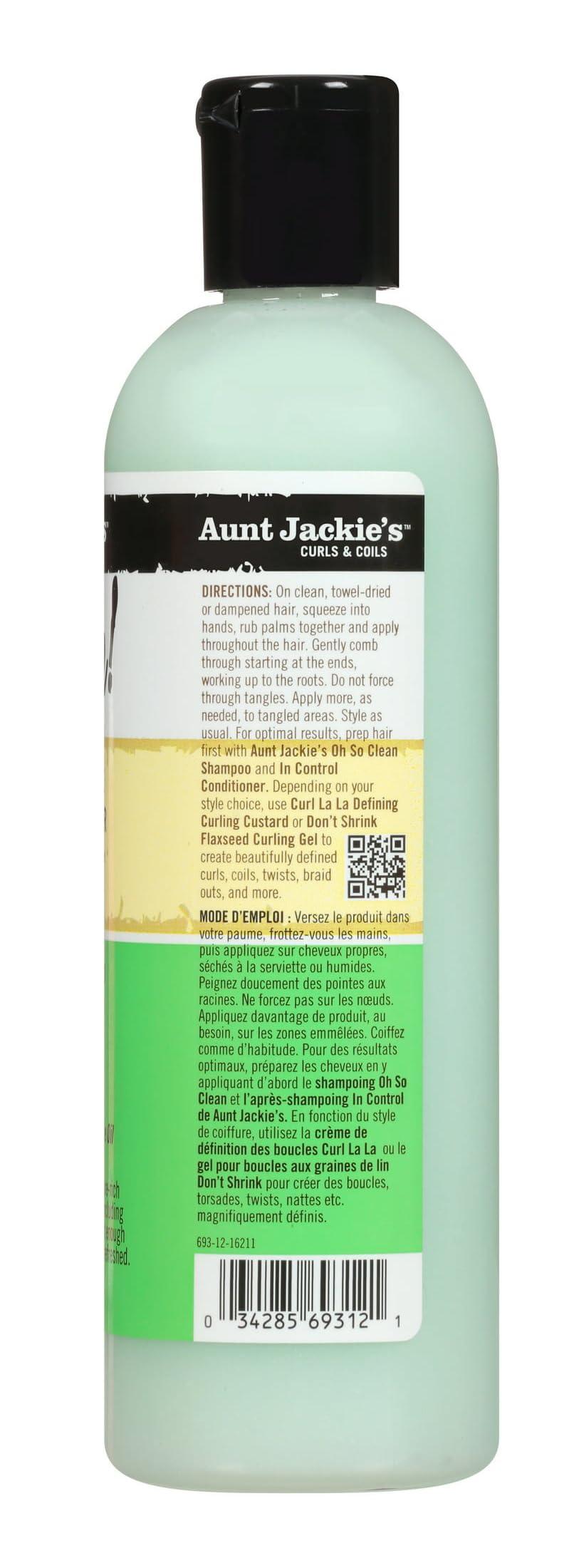 Aunt Jackie's Curls and Coils Quench Moisture Intensive Leave-In Hair Conditioner for Natural Curls, Coils and Waves, Enriched with Shea Butter, 12 oz - Image 4