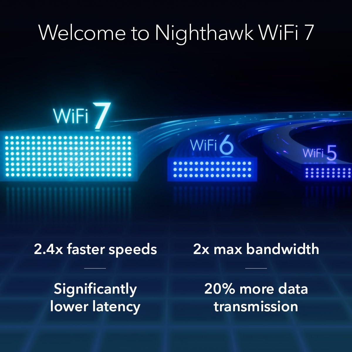 NETGEAR Nighthawk Tri-Band WiFi 7 Router (RS700S) - Security Features, BE19000 Wireless Speed (up to 19Gbps) – 10 Gig Internet Port - Covers up to 3,500 sq. ft., 200 Devices – 1-Year Armor Included - Image 8