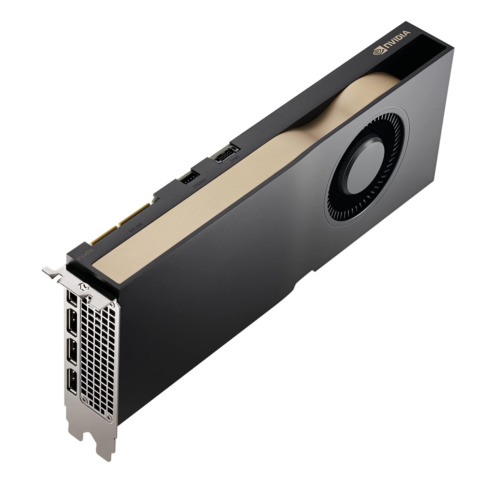 PNY NVIDIA RTX A5500 Professional Graphics Card 24GB GDDR6 PCI Express 4.0 x16, Dual Slot, 4X DisplayPort, 8K Support, Ultra Quiet Active Fan, 13659239000 - Image 5