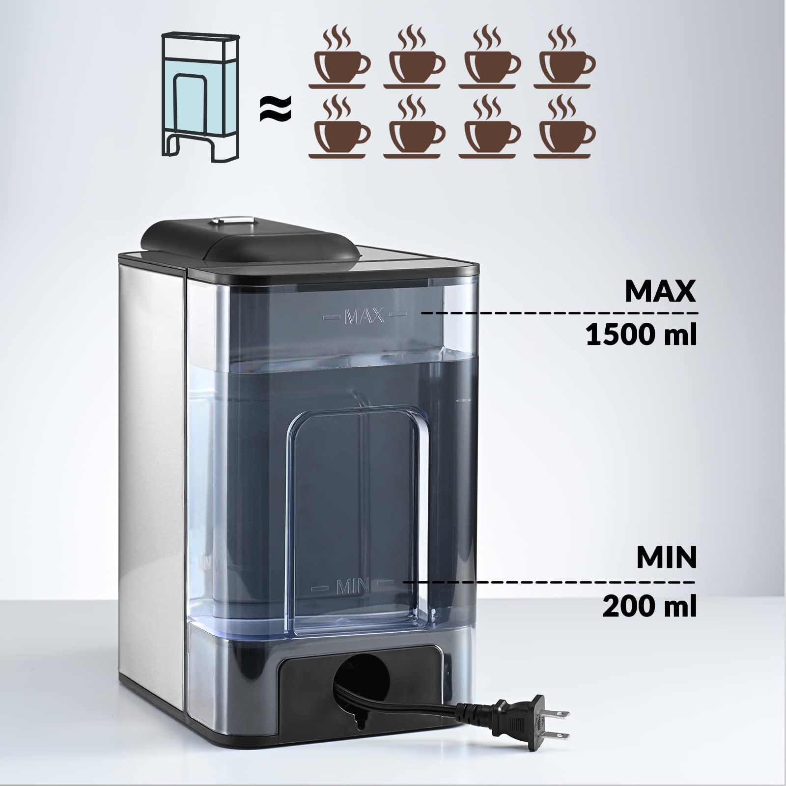 Mecity Coffee Maker 3 in 1 Single Serve Coffee Machine, Compatible with K cup Capsules, Instant Coffee Pot, Tea maker, 6,8,10 Oz Cup, Removable 50 Oz Water Reservoir, 120V 1150W - Image 7