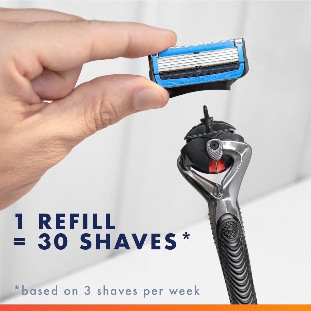 Gillette ProGlide Chill Razor Refills for Men, 8 Blade Refills - Image 7