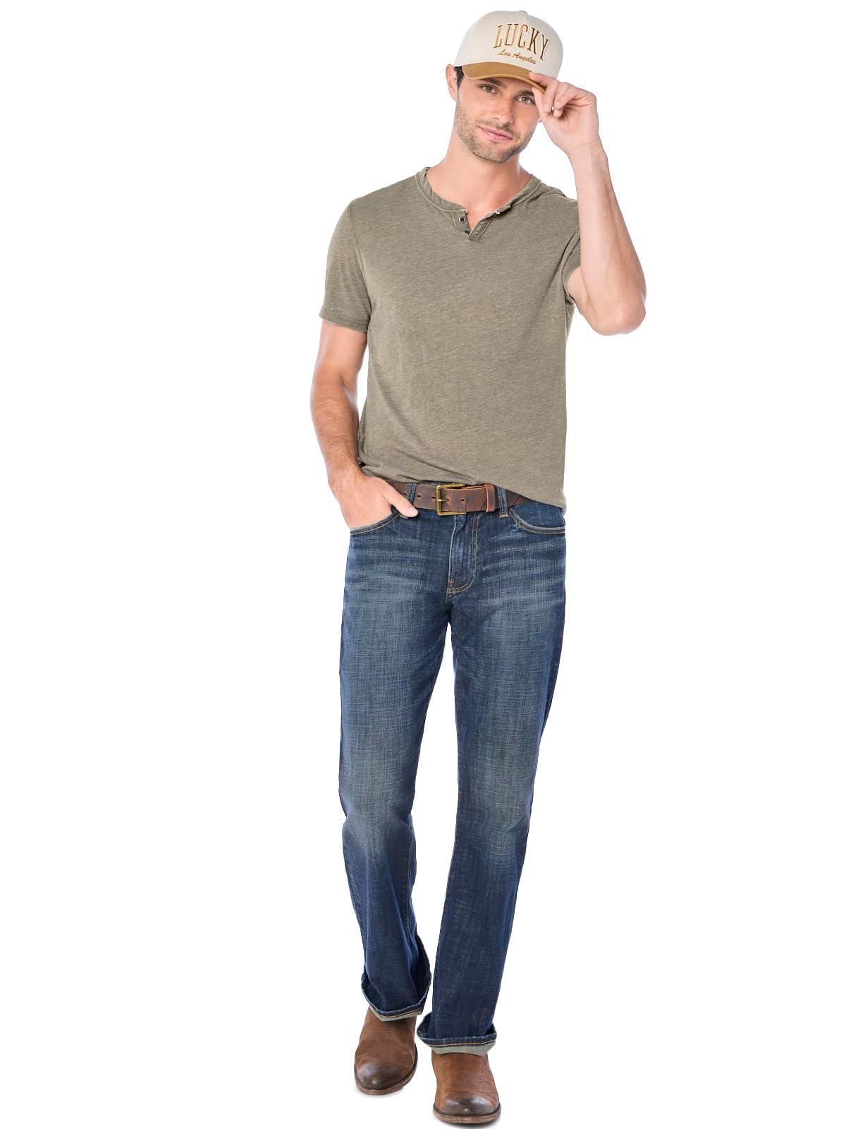 Lucky Brand Men's Venice Burnout Notch Neck Tee - Image 2