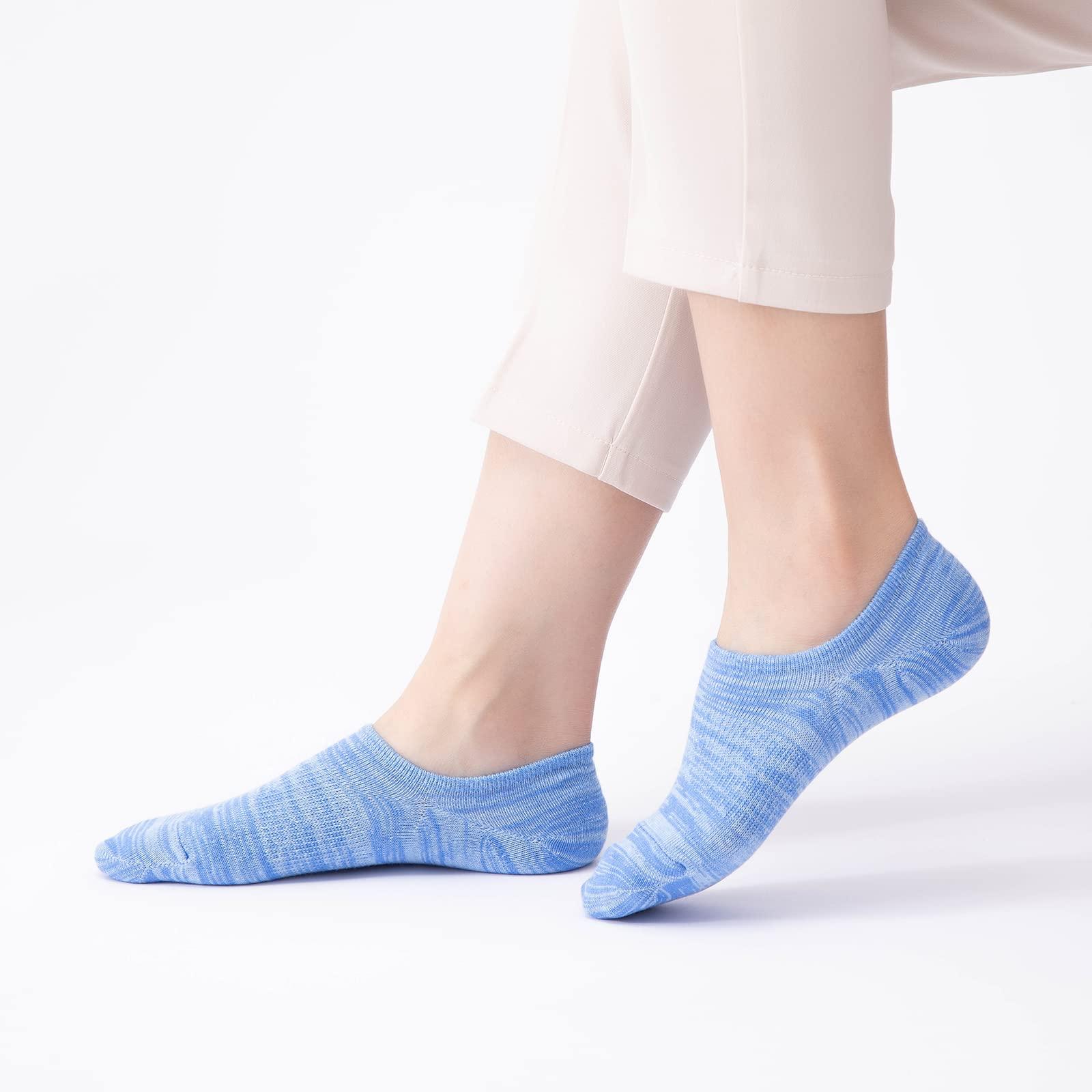 IDEGG No Show Socks Women 10 Pairs Low Cut Anti-Slid Novelty Athletic Casual Invisible Liner Socks - Image 4