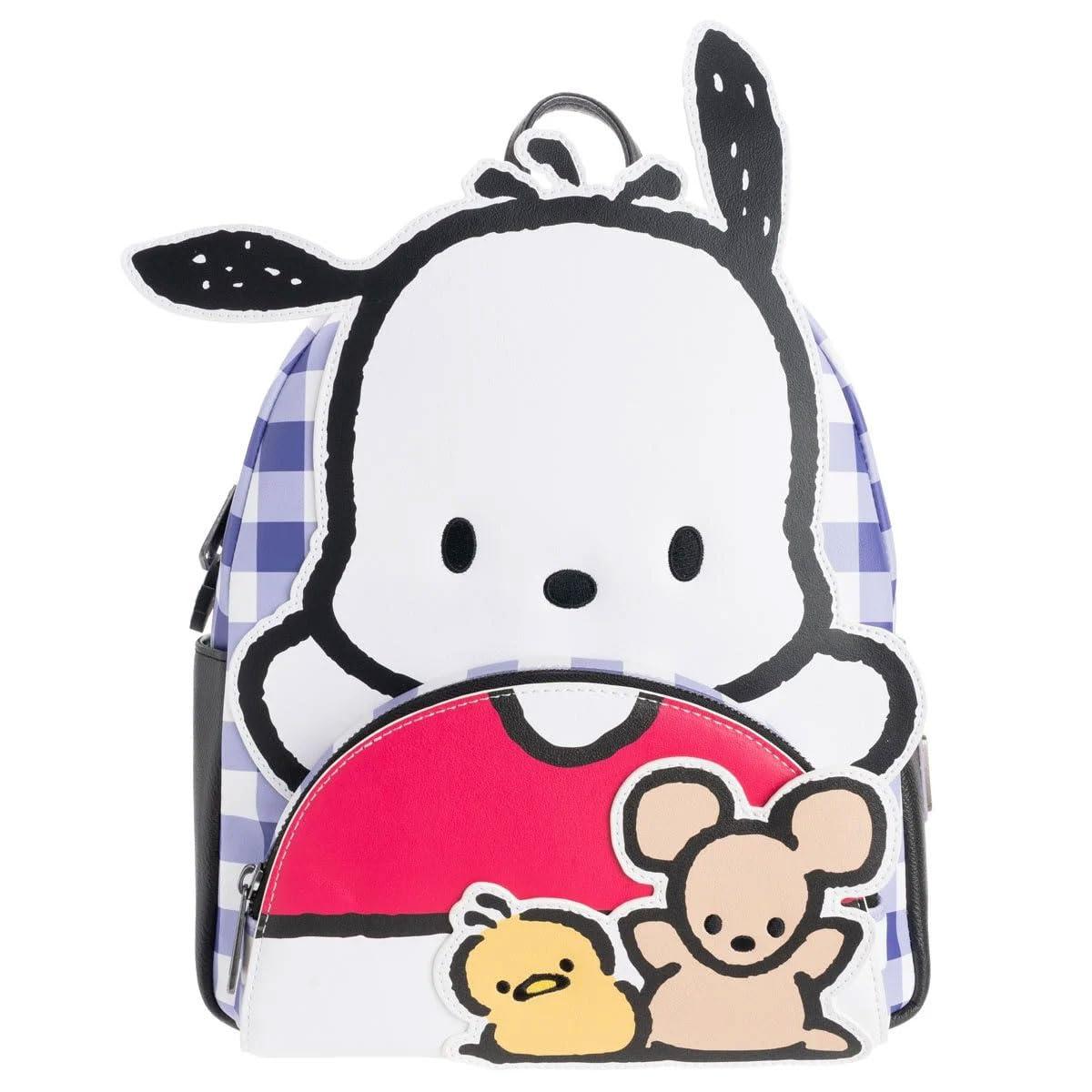 Loungefly SANRIO Pochacco Cosplay Plaid Mini-Backpack - Entertainment Earth Exclusive - Image 1