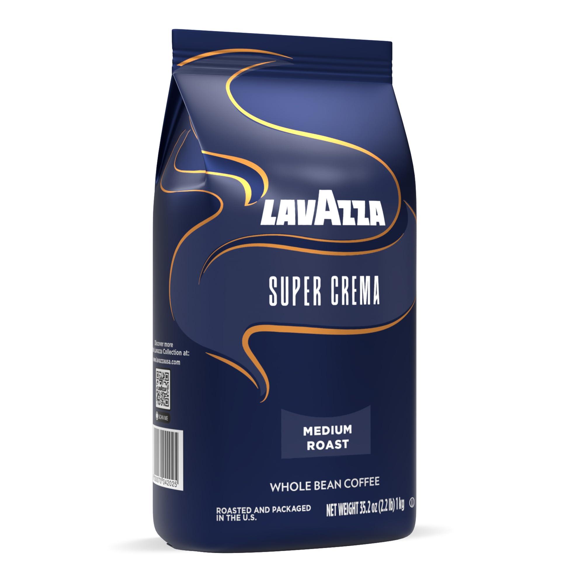 Lavazza Super Crema Whole Bean Coffee, Medium Espresso Roast, Arabica and Robusta Blend, 2.2 lb Bag, Package May Vary (Pack of 1) - Image 9