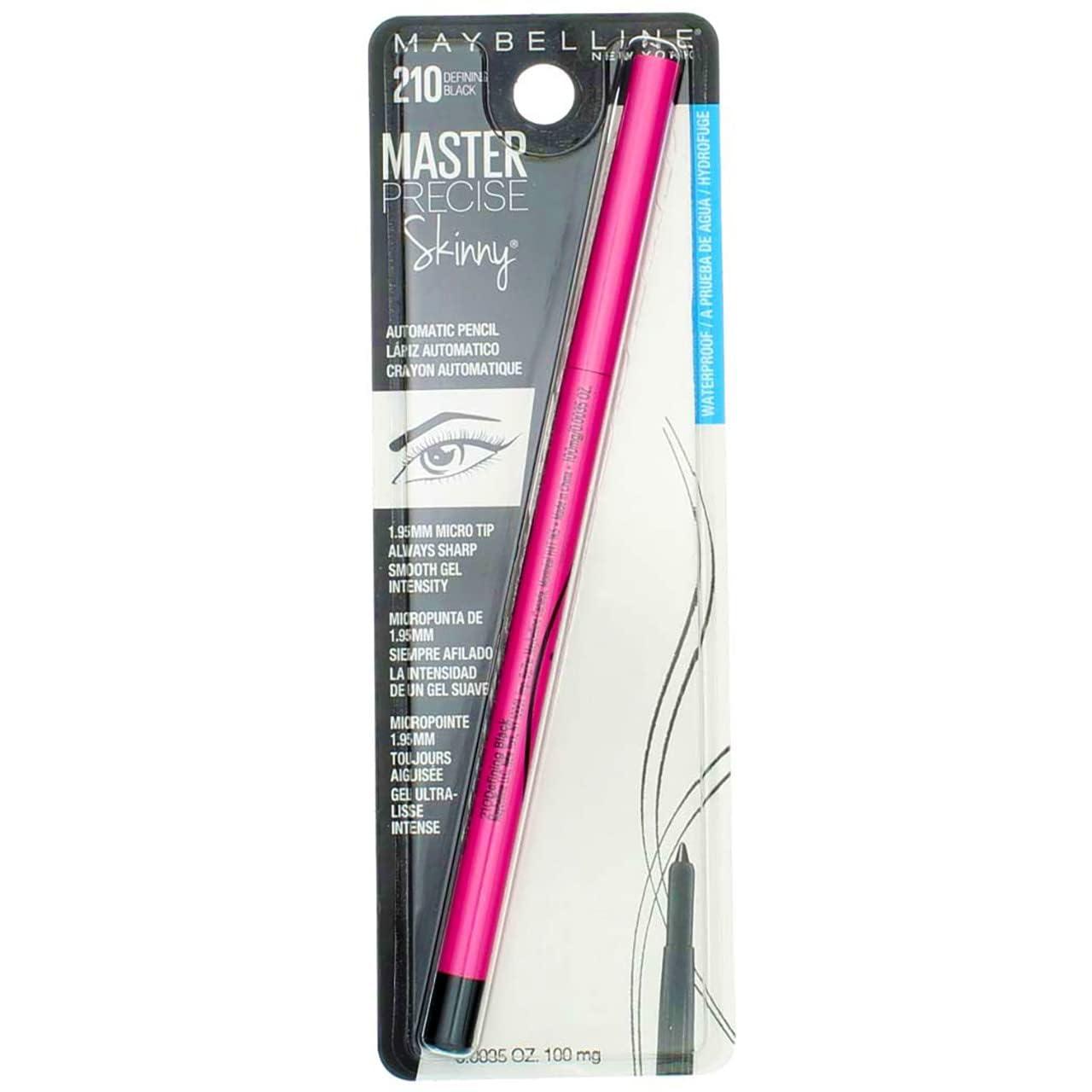 Maybelline Master Precise Skinny Gel Eyeliner Pencil, Defining Black, 1 Count - Image 2