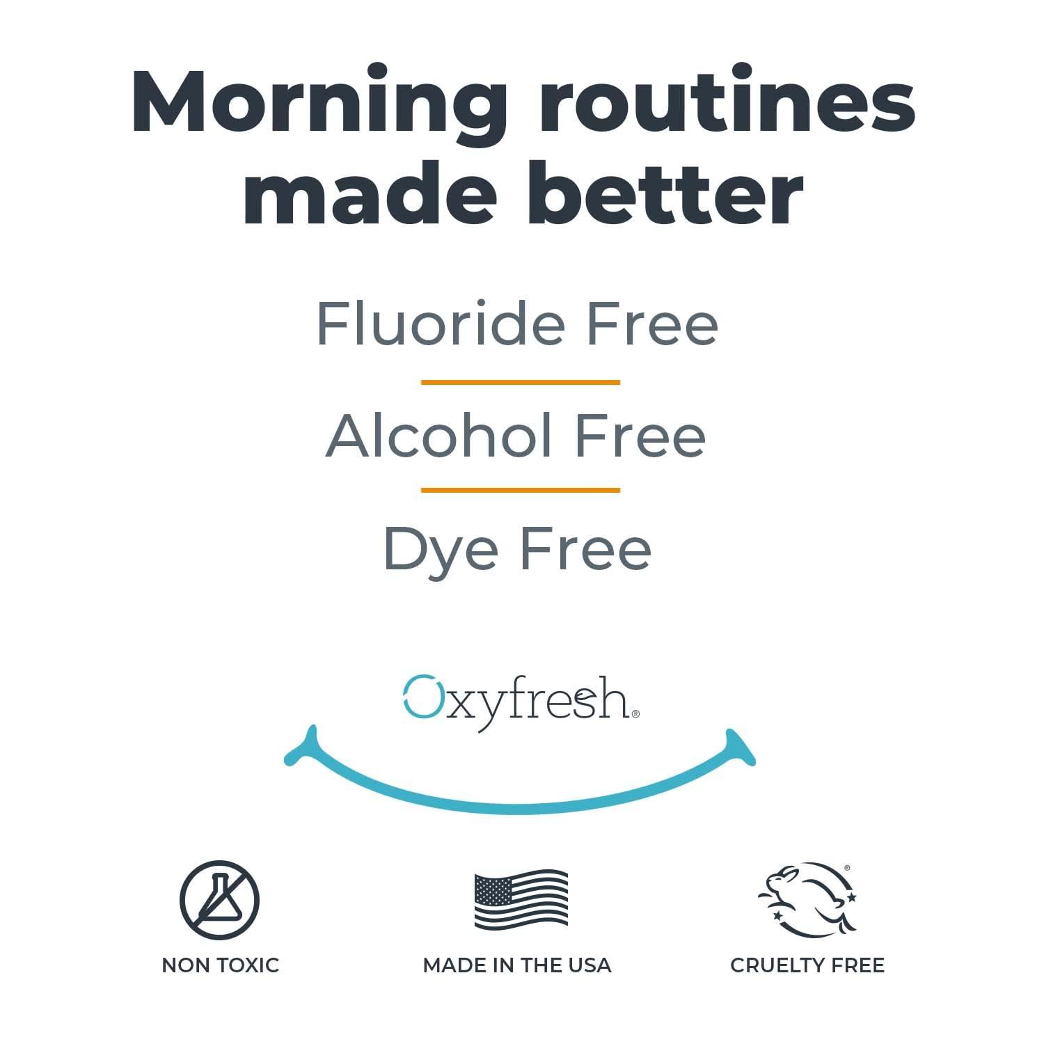Oxyfresh Premium Pro Formula Fresh Mint Mouthwash – Patented Zinc Mouthrinse for All Day Fresh Breath & Healthy Gums – Refreshing & Alcohol Free Mouthwash | 16oz - Image 9
