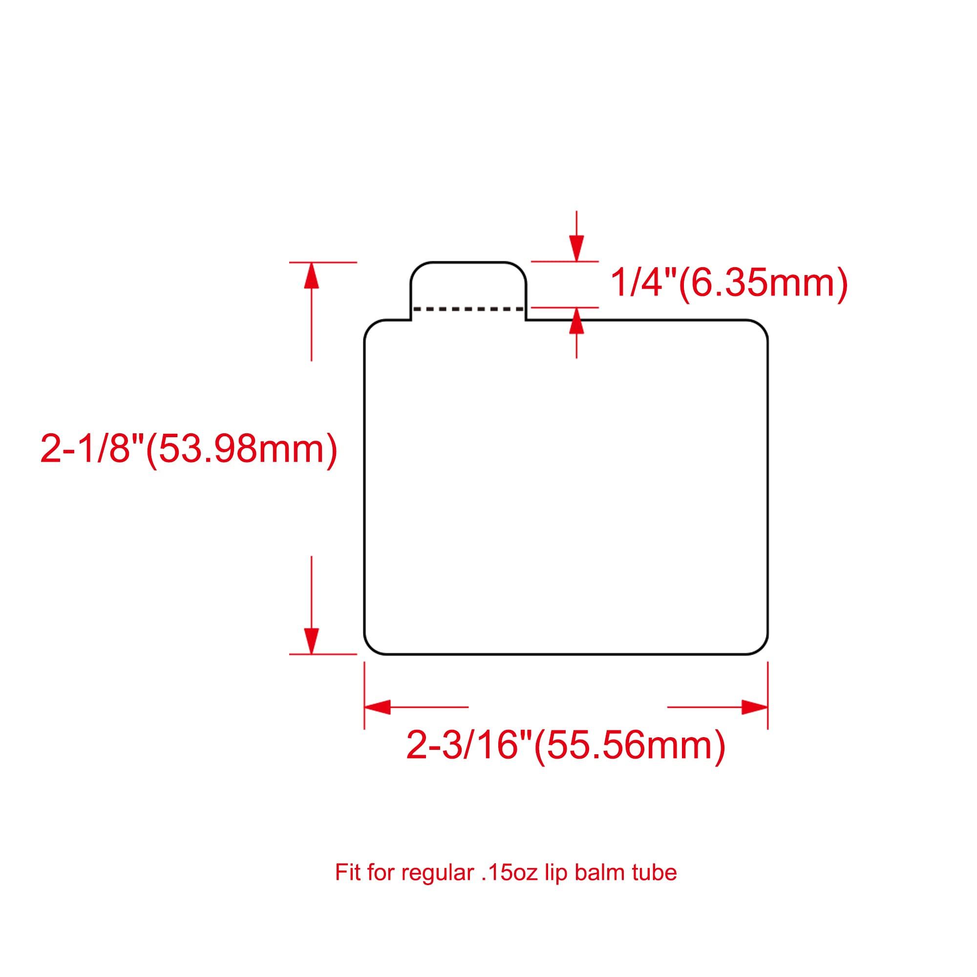 Mr-Label White Lip Balm Labels with Tamper Tab - Waterproof & Tear-Resistant - for Inkjet & Laser Printer - 2-3/16" x 2-1/8" on Letter Sheet (120 Labels) - Image 3
