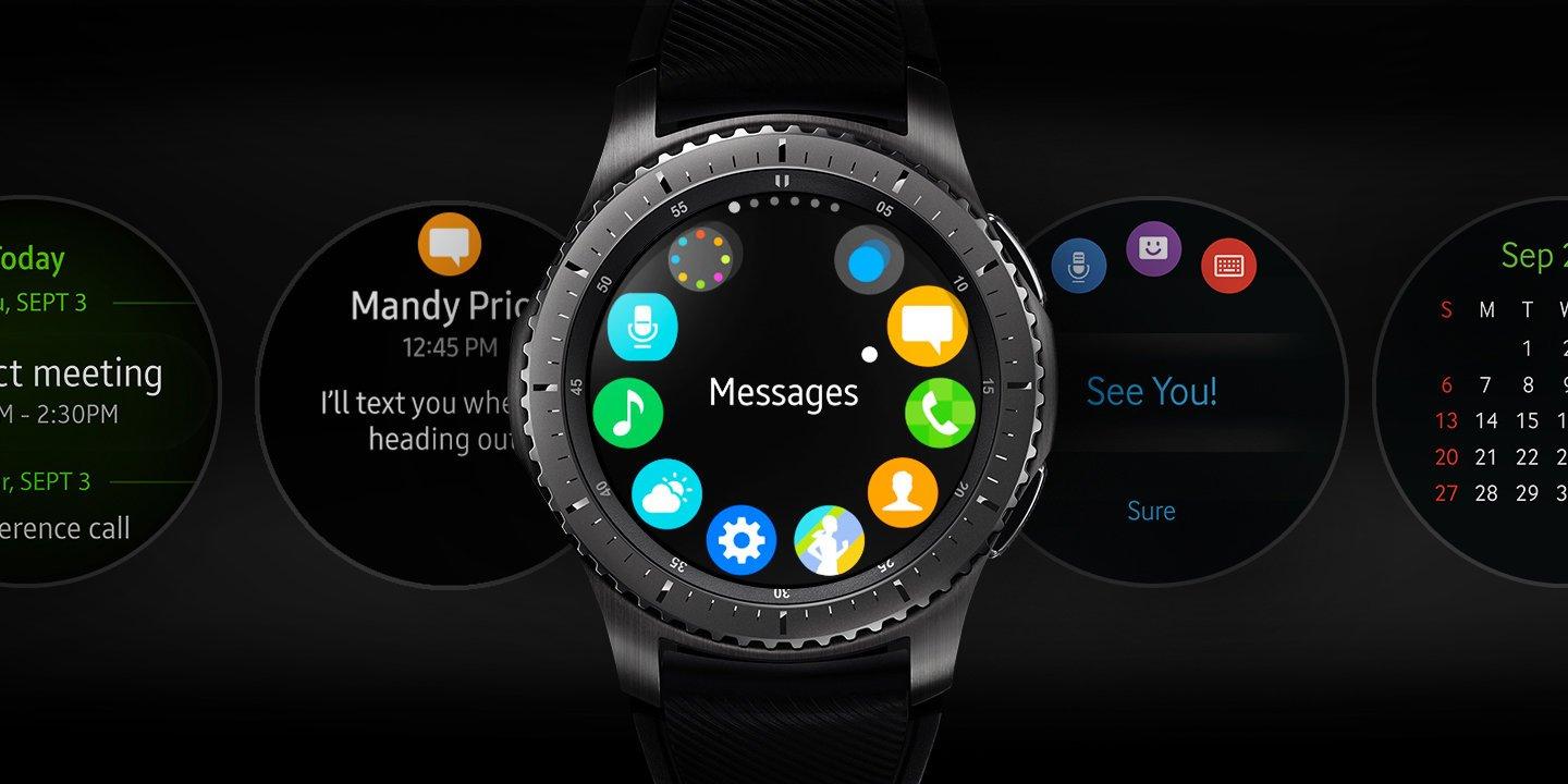 SAMSUNG GEAR S3 FRONTIER Smartwatch 46MM - Dark Gray (Renewed) - Image 6