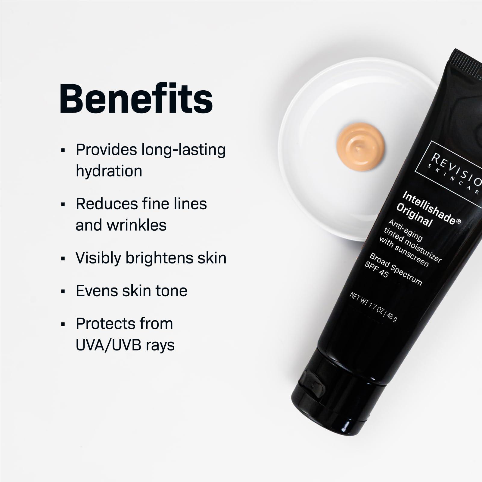 Revision Skincare Intellishade® Original, Anti Aging Tinted Daily Moisturizer with SPF, Anti Wrinkle with Peptides and Vitamin C, 1.7 oz - Image 2
