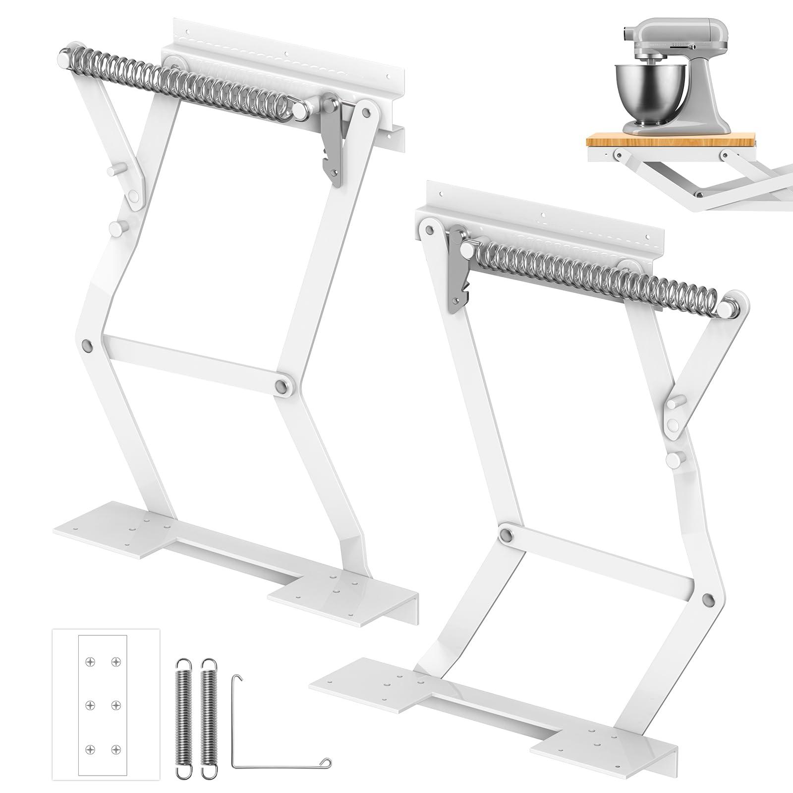 Zipcase Kitchen Appliance Lift，Mixer Lift for Cabinet with Soft-Close Holds Up to 45 lbs, Minimum Applicable Cabinet Size 20"H * 13"W*15"D