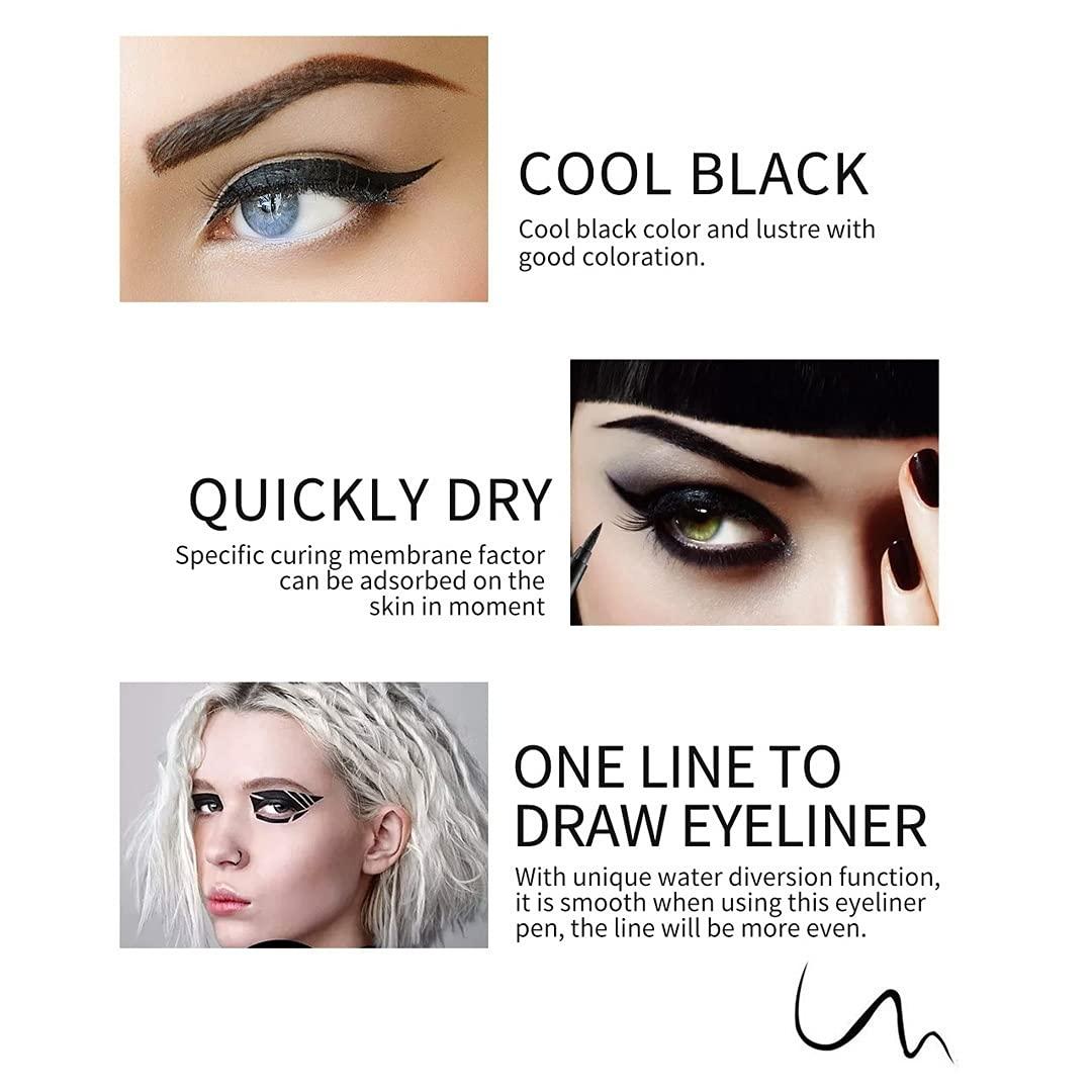 evpct 12Pcs Green Blue White Black Brown Purple Color Gel Glitter Eyeliner Pencils Set for Women Waterline Waterproof Smudge Proof lapiz de ojos delineador de ojos contra el agua Eye Liner Makeup 1-5 - Image 6