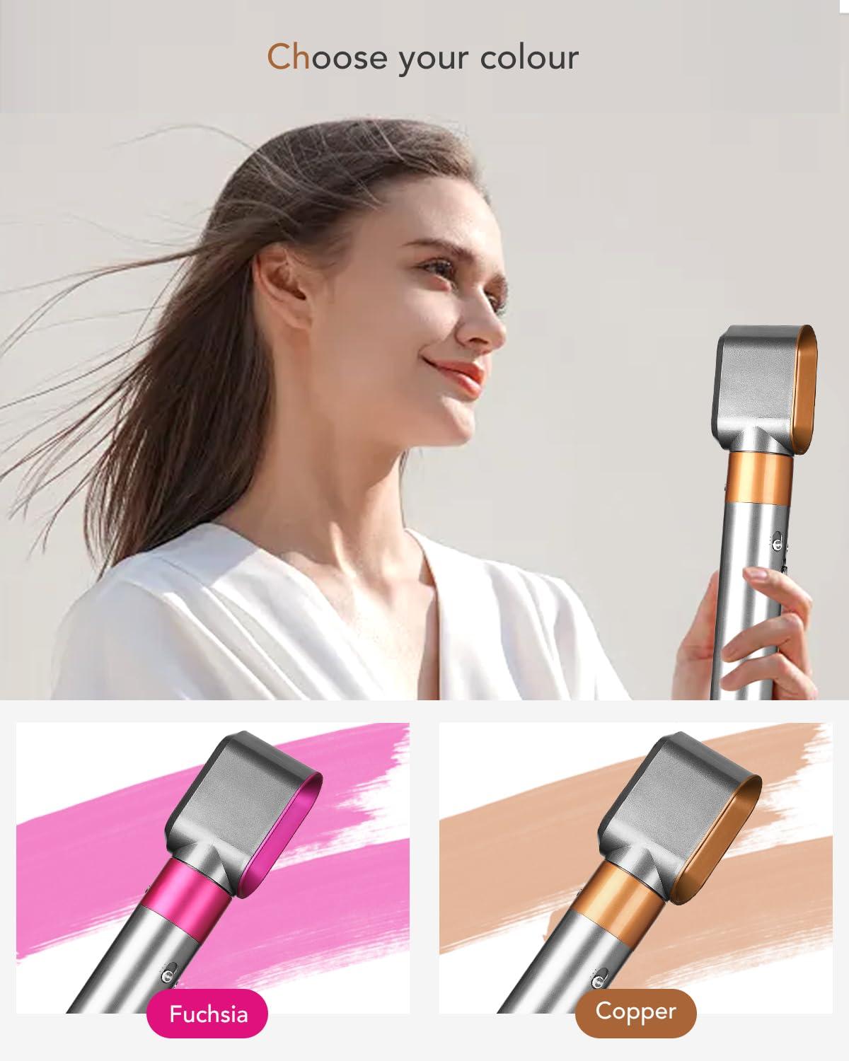 Pre-Styling Dryer Nozzle for Dyson Airwrap HS01/HS05 – Fast Drying Attachment, Nickel/Copper (Part 969759-05) - Image 7
