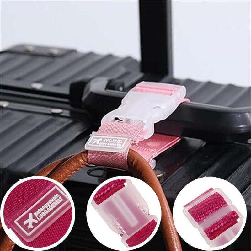 Luggage Carrying Clip Buckle, Add a Bag Luggage Straps Jacket Gripper Heavy Duty Luggage Straps for Suitcases, Travel Belt, Suitcase Strap - Image 3