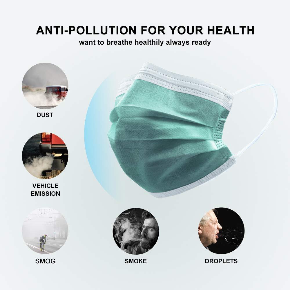 Disposable Face Mask 4-Ply for Adult, Soft Face Masks, Breathable Safety Mask… - Image 6