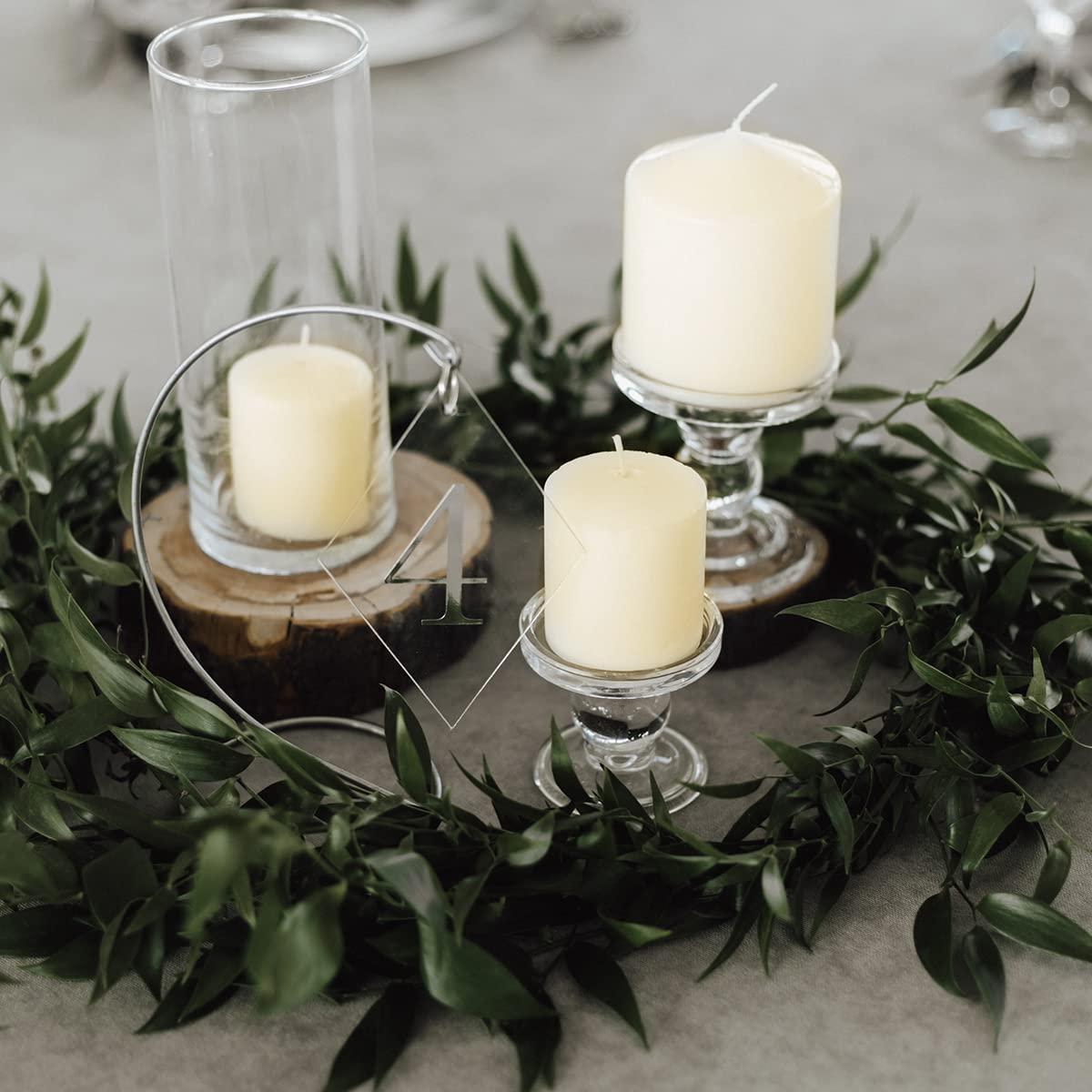10 Hour White Votive Candles for Weddings Party Spa and Emergency, Set of 36 Unscented Bulk Candles for Restaurants and Home Decoration - Image 8
