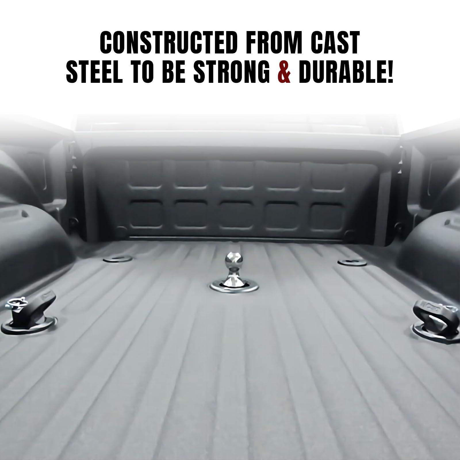 60618 Puck System Gooseneck Hitch Kit with Box, for 2013-2023 Dodge RAM 2500 3500, 2-5/16 Inch Gooseneck Ball for Truck Bed with 2 Gooseneck Safety Chain Anchors 30000 lbs GTW/ 7500 lbs VTW - Image 7