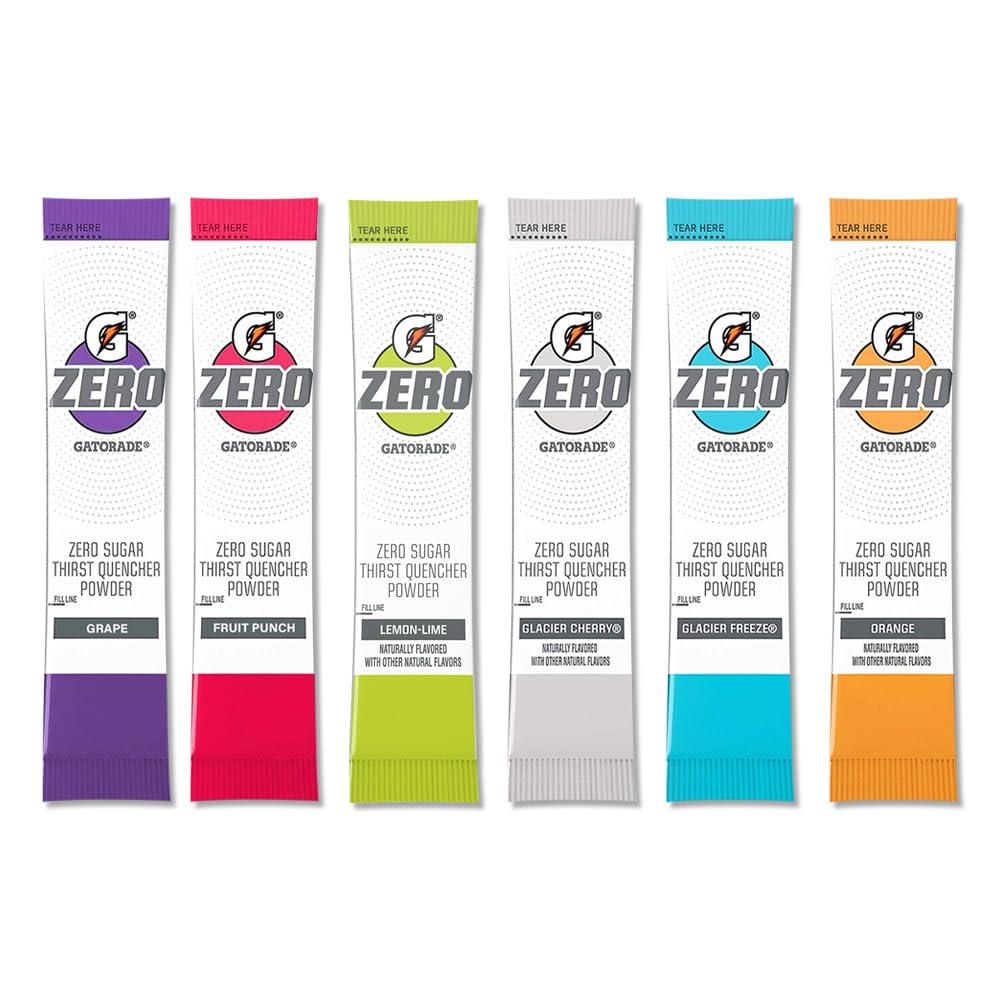 G Zero Thirst Quencher Powder Packets, 0.10 oz Individual Packets (60 Count) (Variety) - Image 3
