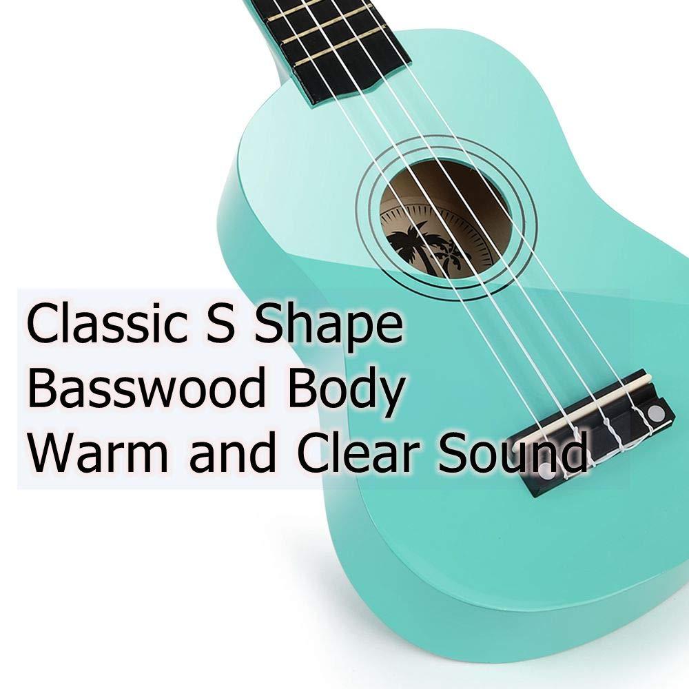 MUSTAR Soprano Ukulele for Beginners - 21 Inch Basswood Ukulele for Kids & Adults Birthday Holiday Present, Gig Bag, Digital Tuner, Strap, Picks, All in One Kit, Ukuleles Starter Kit - Image 5