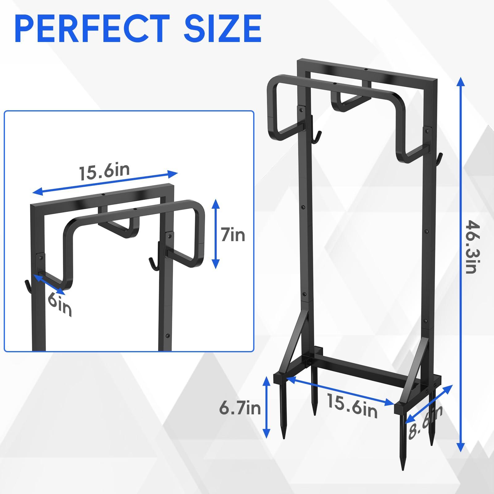 Coonoor Garden Hose Holder, Freestanding Water Hose Holder for Outside, Reinforced Garden Hose Storage Rack for Lawn & Yard - Image 3