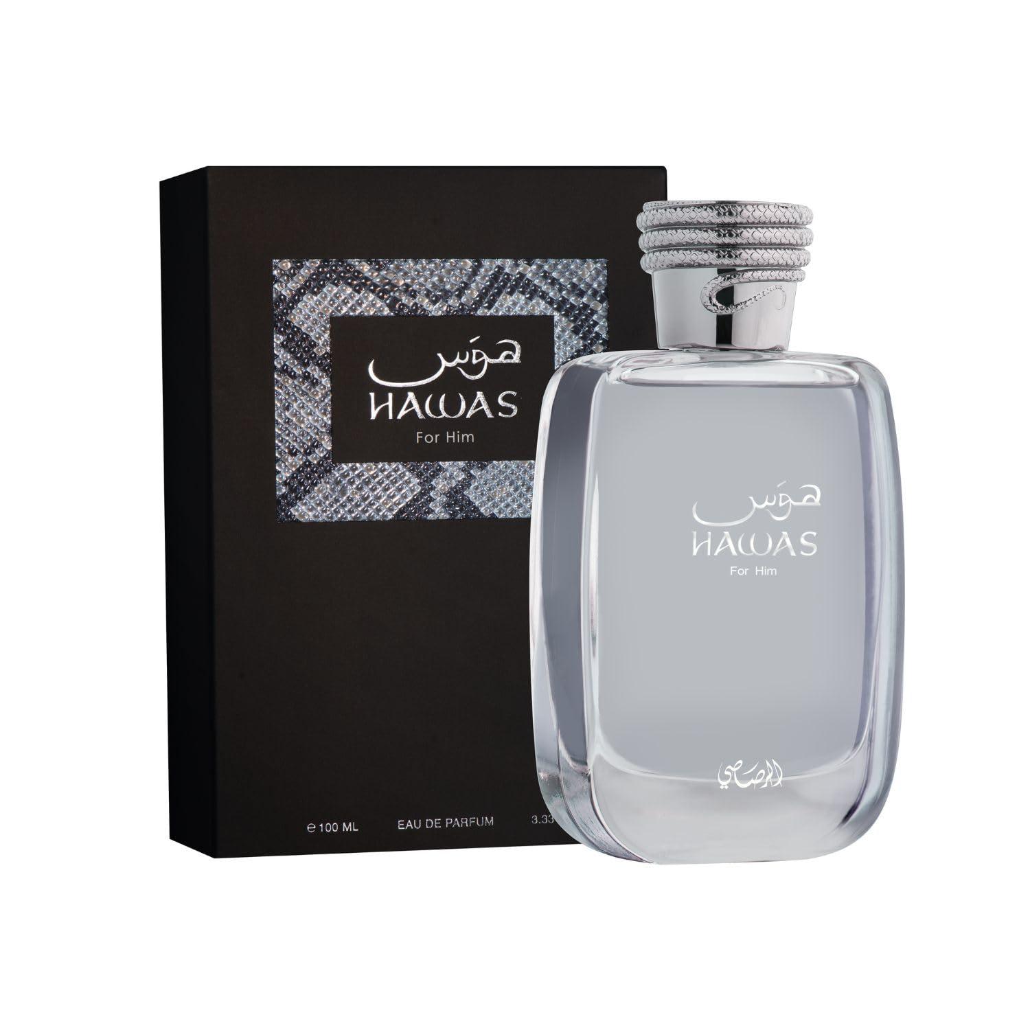 RASASI Hawas For Men – Eau De Parfum Spray 100ML – Long Lasting Arabian Perfume – Luxury gift for Father's Day – Elegant Scent for Daily Wear & Special Occasions – Signature Perfume Men - Image 2