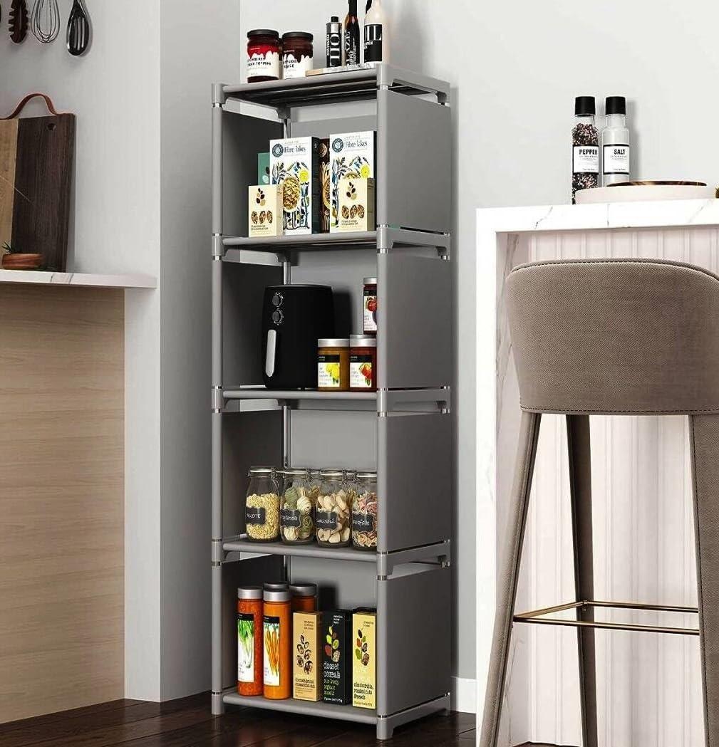 RIIPOO Storage Cubes Organizer Shelves, 4 Cube Bookcase Bookshelf for Bedroom Closet Small Spaces, Cube Storage Organizer Shelf for Kids Clothes Nursery - Image 7
