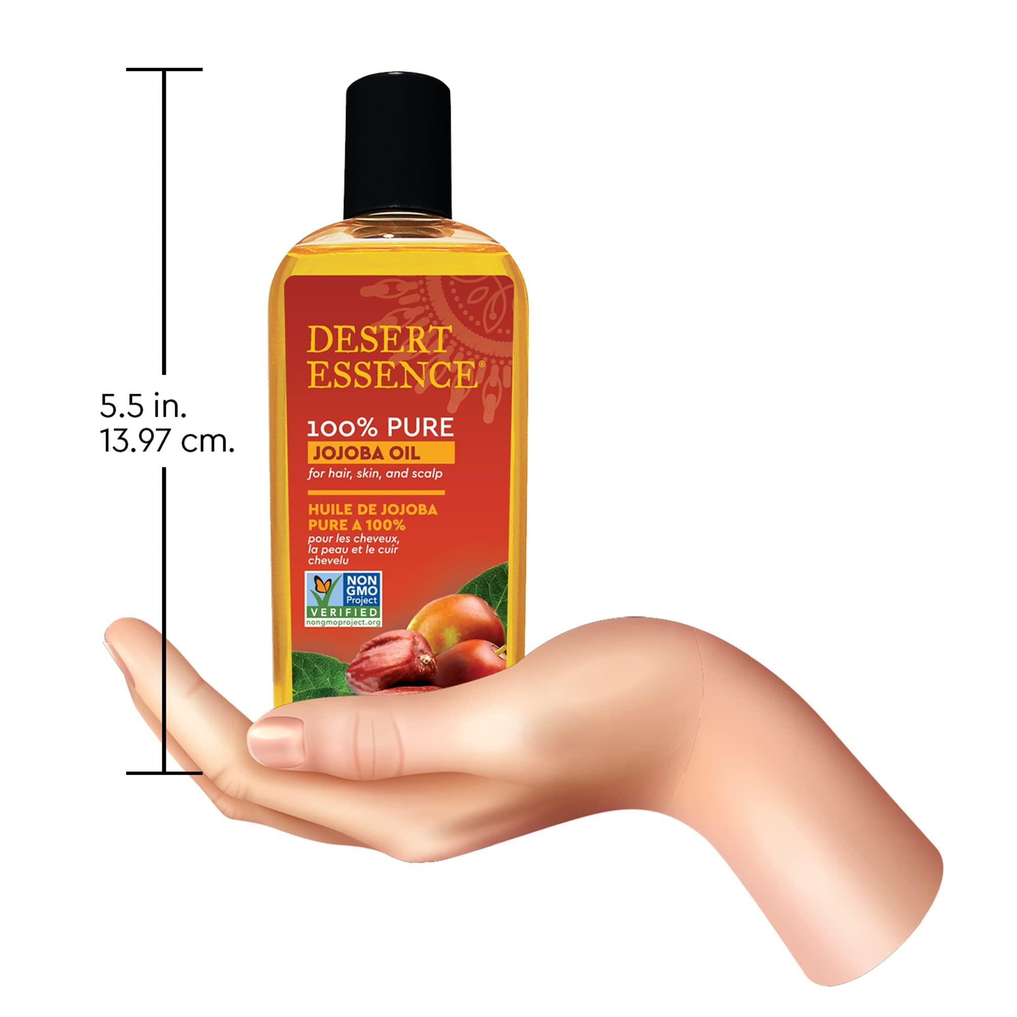 Desert Essence 100% Pure Jojoba Oil - 4 Fl Oz - Pack of 2 - Haircare & Skincare Essential Oil - All Skin Types - No Oily Residue - May Help Prevent Flakiness - Makeup Remover - Aftershave Moisturizer - Image 7