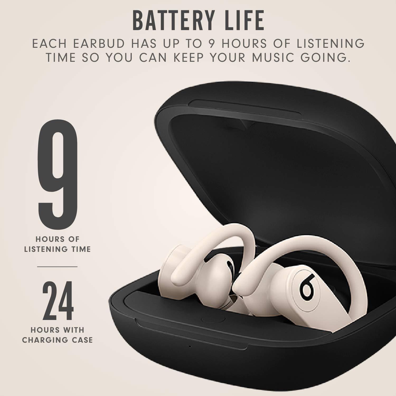 Beats Powerbeats Pro Wireless Earbuds - Apple H1 Headphone Chip, Class 1 Bluetooth Headphones, 9 Hours of Listening Time, Sweat Resistant, Built-in Microphone - Ivory - Image 6