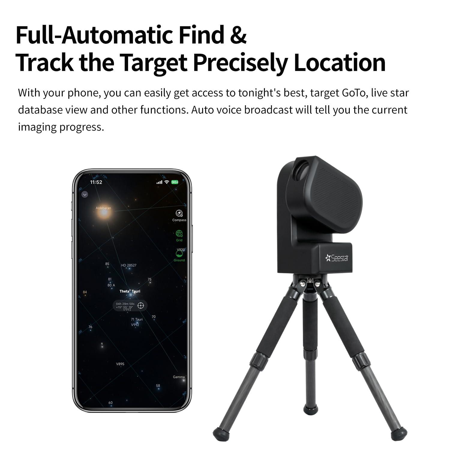 ZWO Seestar S50 Smart Digital Telescope All-in-One Autofocus Portable for Beginners and Experienced Users - Image 5