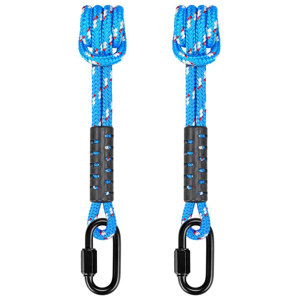 BeneLabel Poseidon Series Sewn Prusik Loops Ropes, Safety, 19", Diameter 2/5", 2 Pack, Blue - Image 4