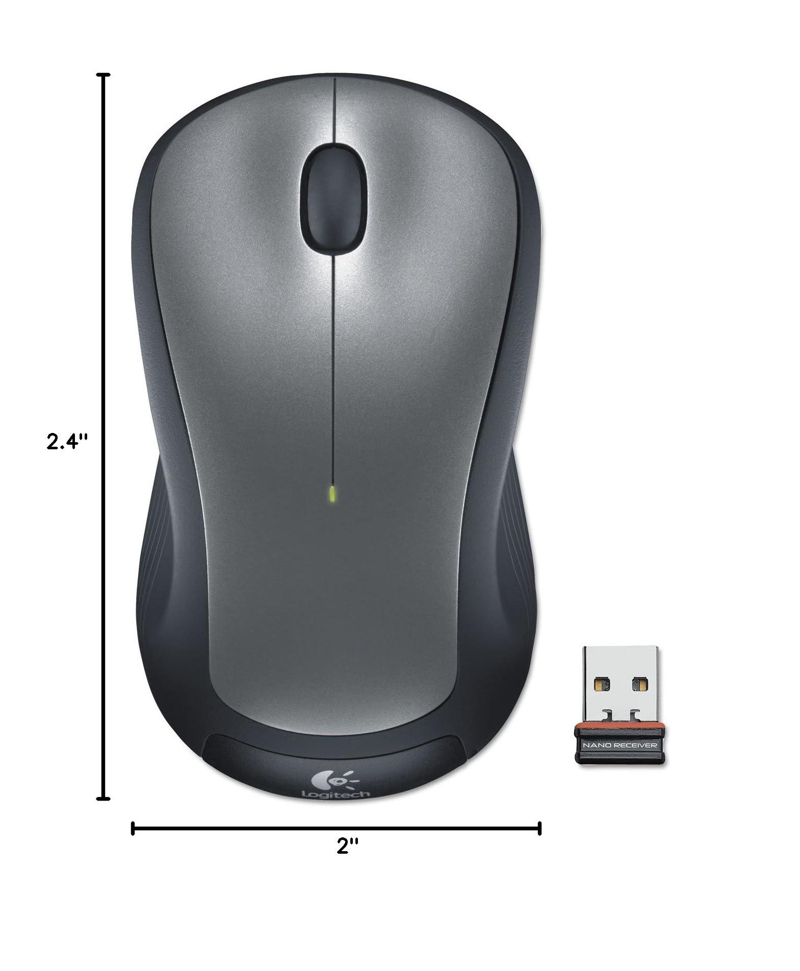 Logitech M310 Wireless Mouse Silver LOG910001675 - Image 3